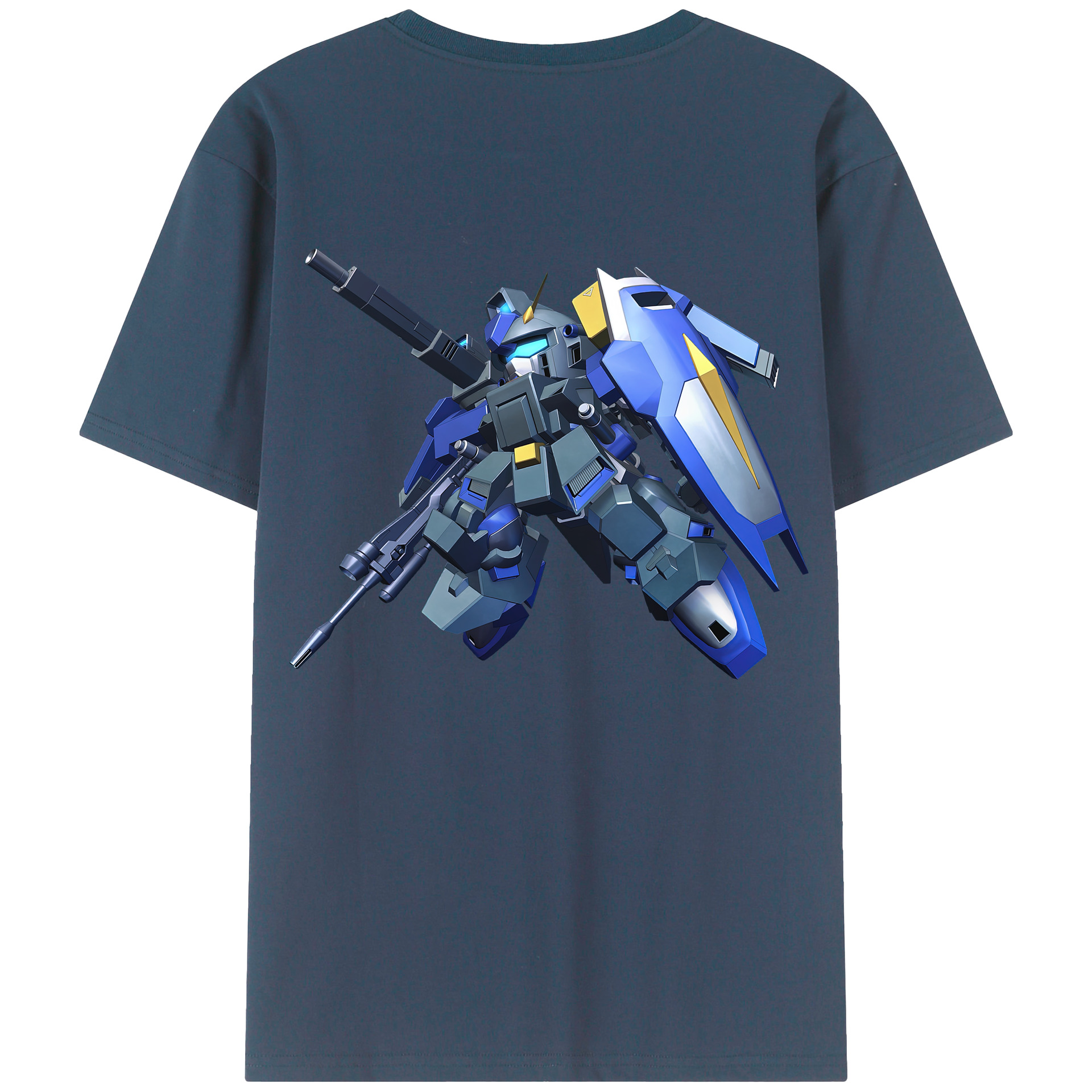 （画像用） 機動戦士ガンダム Mobile Suit Gundam レディース半袖Tシャツ(バックプリント)