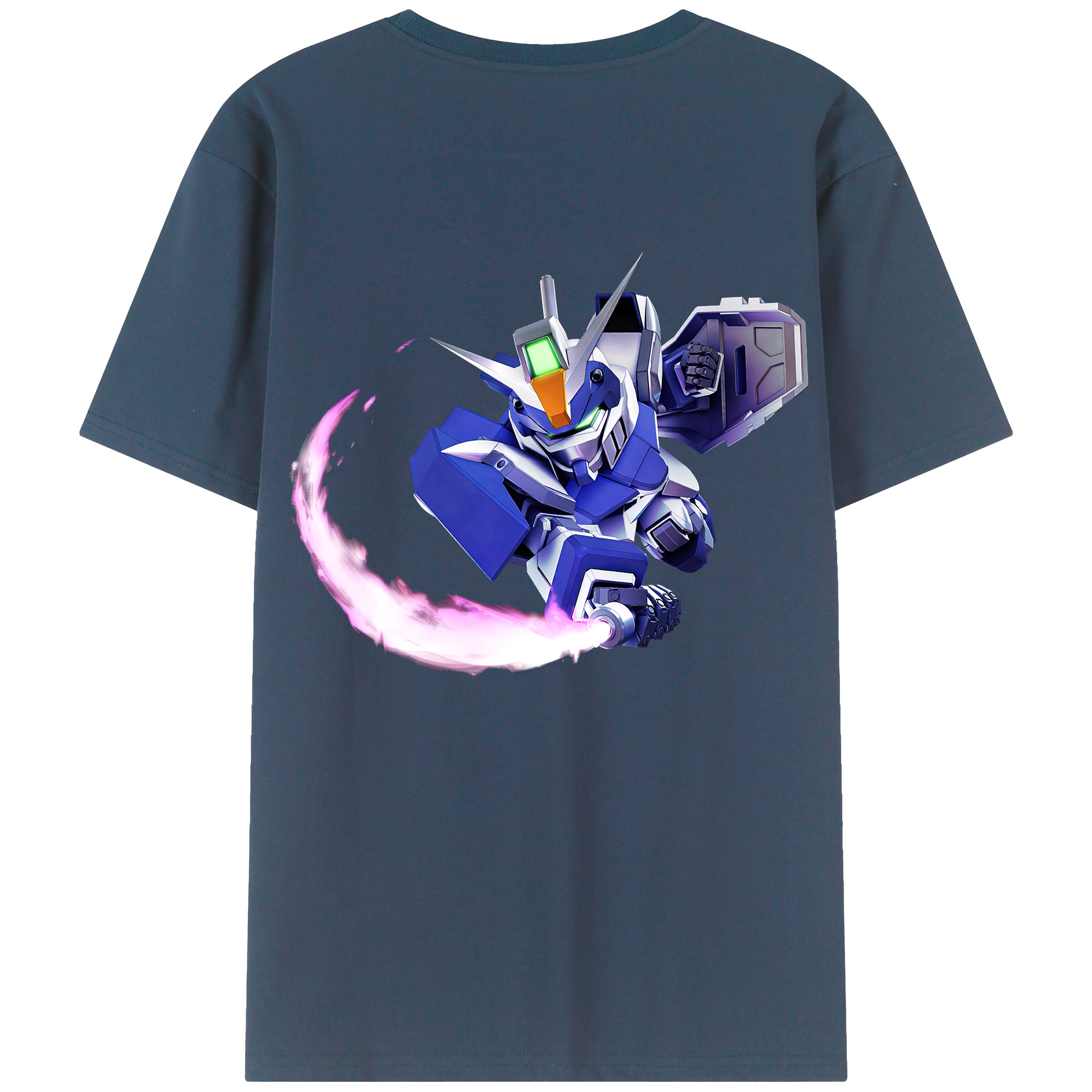 （画像用） 機動戦士ガンダム Mobile Suit Gundam レディース半袖Tシャツ(バックプリント)