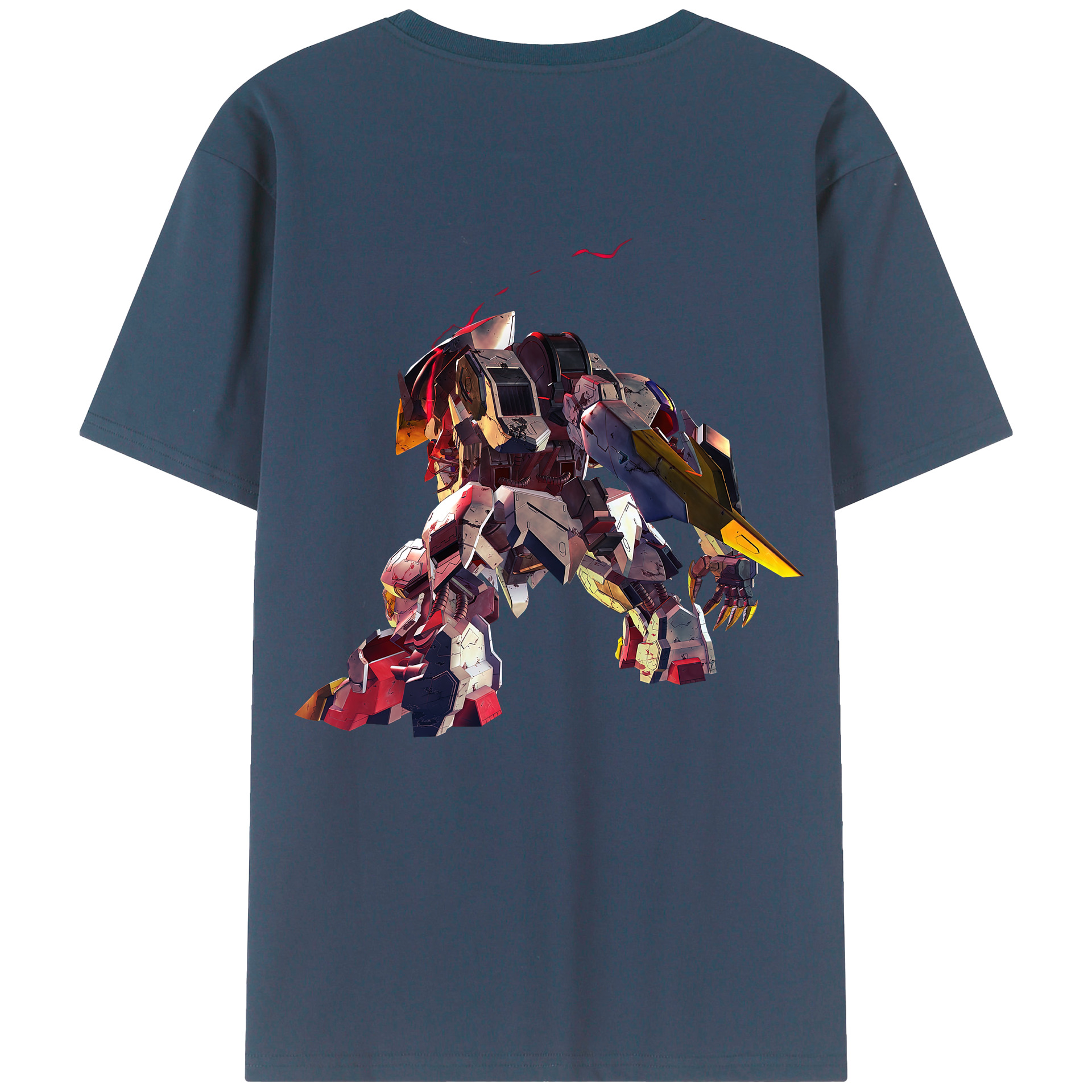 （画像用） 機動戦士ガンダム Mobile Suit Gundam レディース半袖Tシャツ(バックプリント)