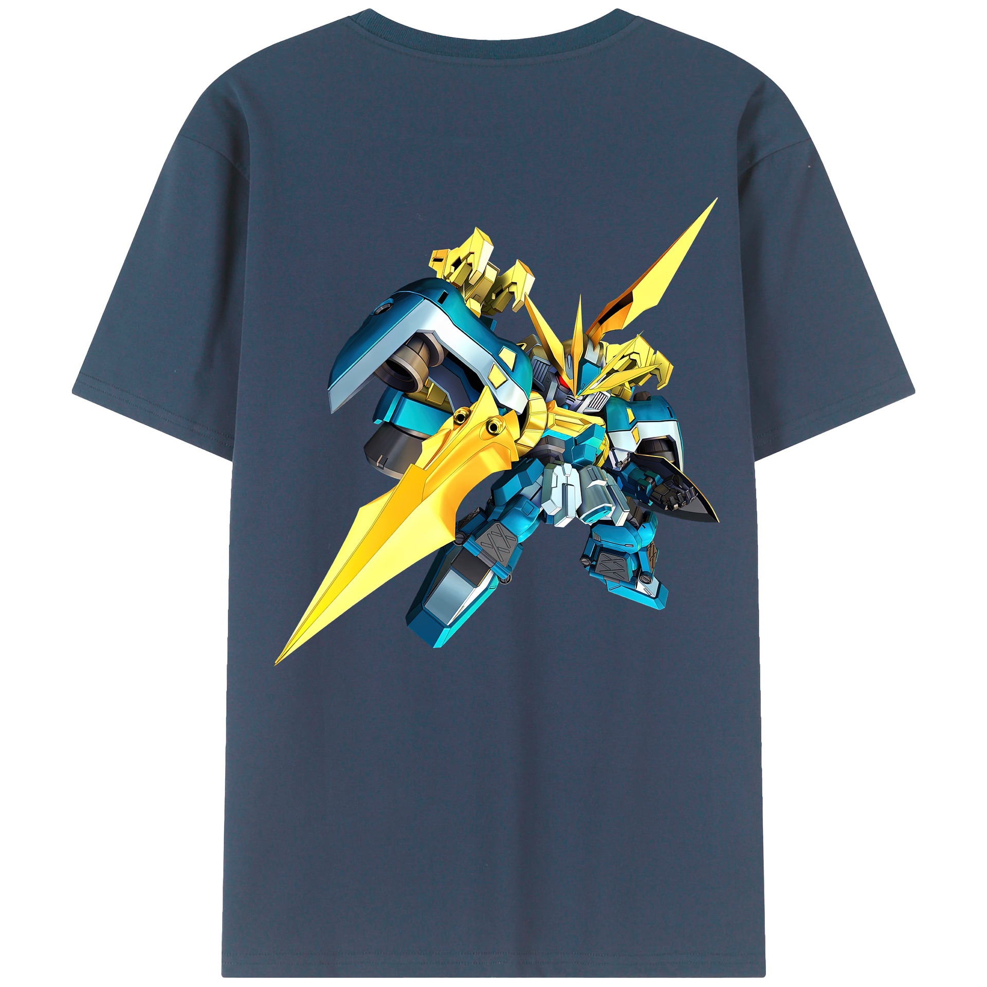 （画像用） 機動戦士ガンダム Mobile Suit Gundam レディース半袖Tシャツ(バックプリント)