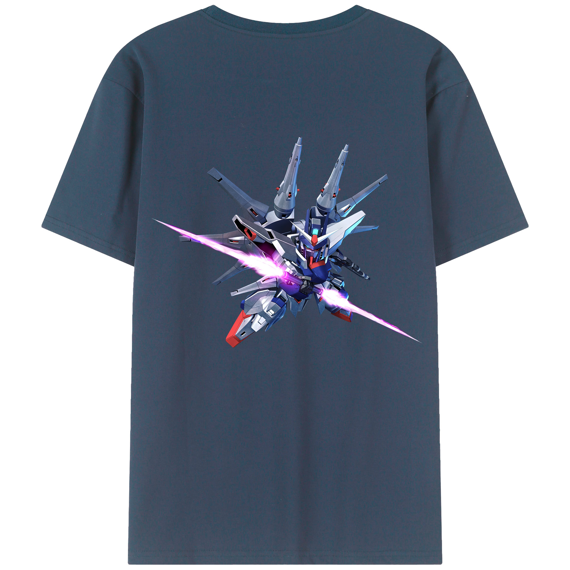（画像用） 機動戦士ガンダム Mobile Suit Gundam レディース半袖Tシャツ(バックプリント)
