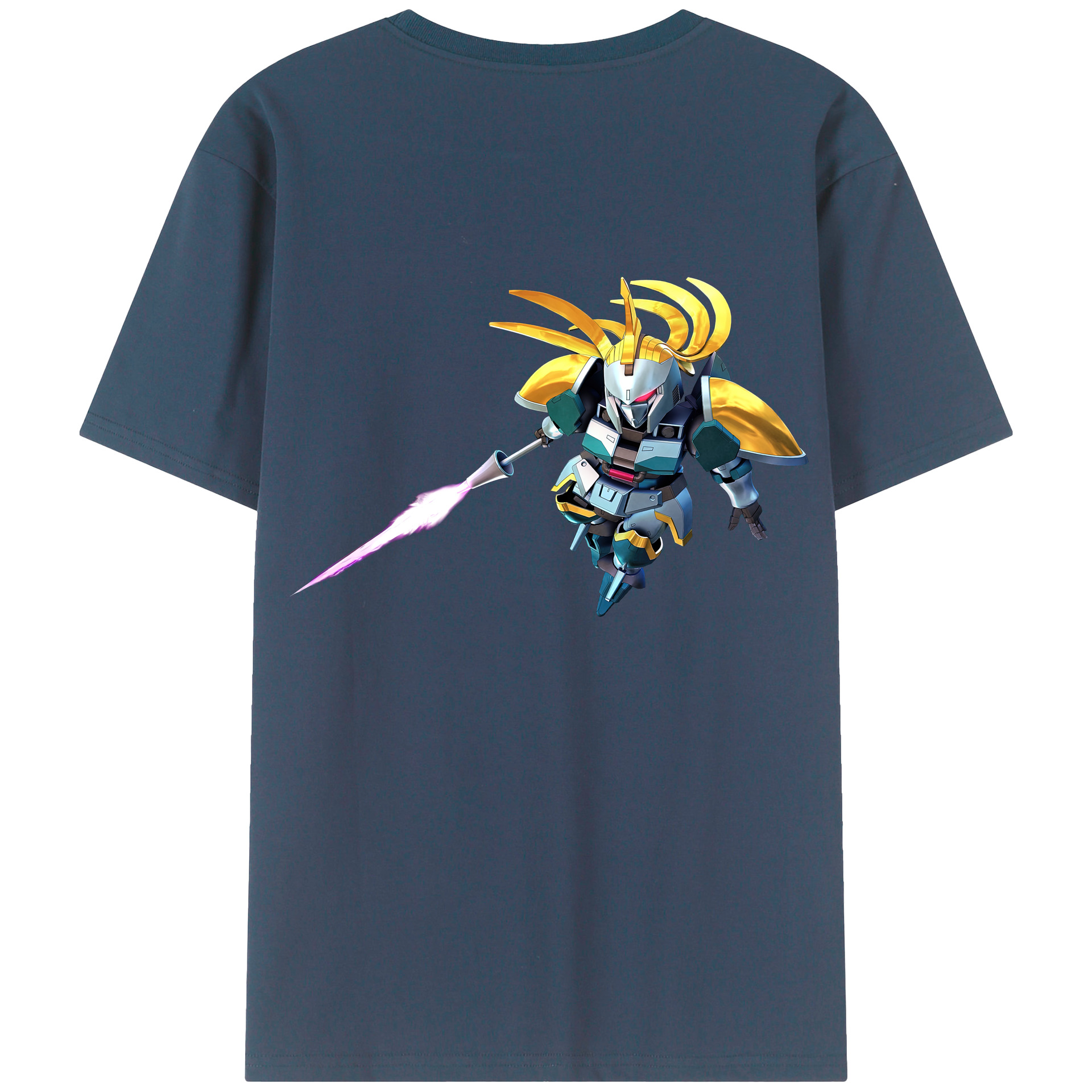 （画像用） 機動戦士ガンダム Mobile Suit Gundam レディース半袖Tシャツ(バックプリント)