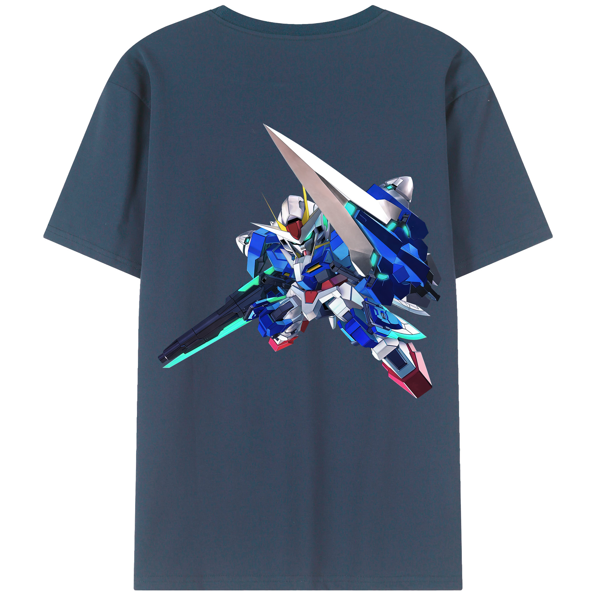 （画像用） 機動戦士ガンダム Mobile Suit Gundam レディース半袖Tシャツ(バックプリント)