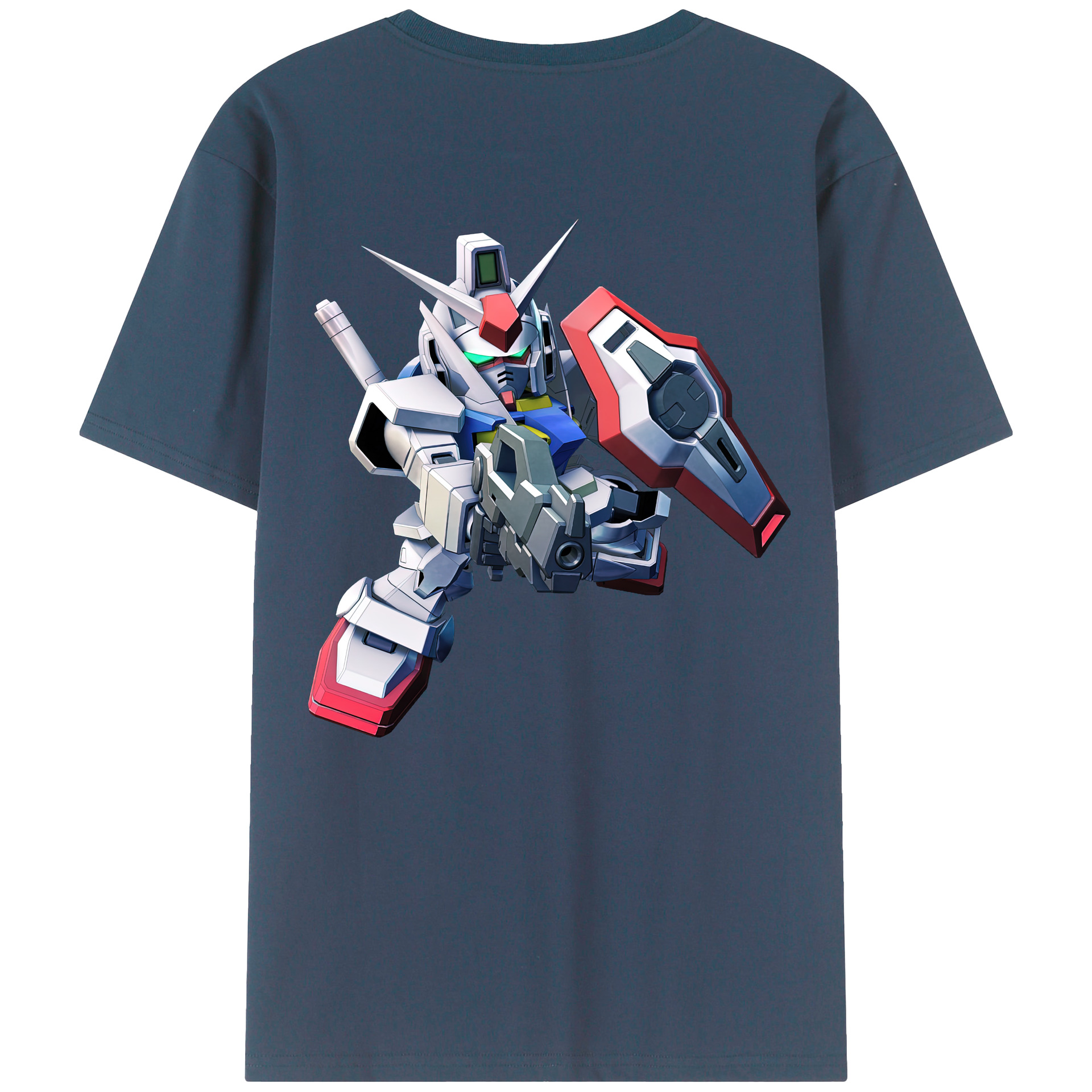 （画像用） 機動戦士ガンダム Mobile Suit Gundam レディース半袖Tシャツ(バックプリント)