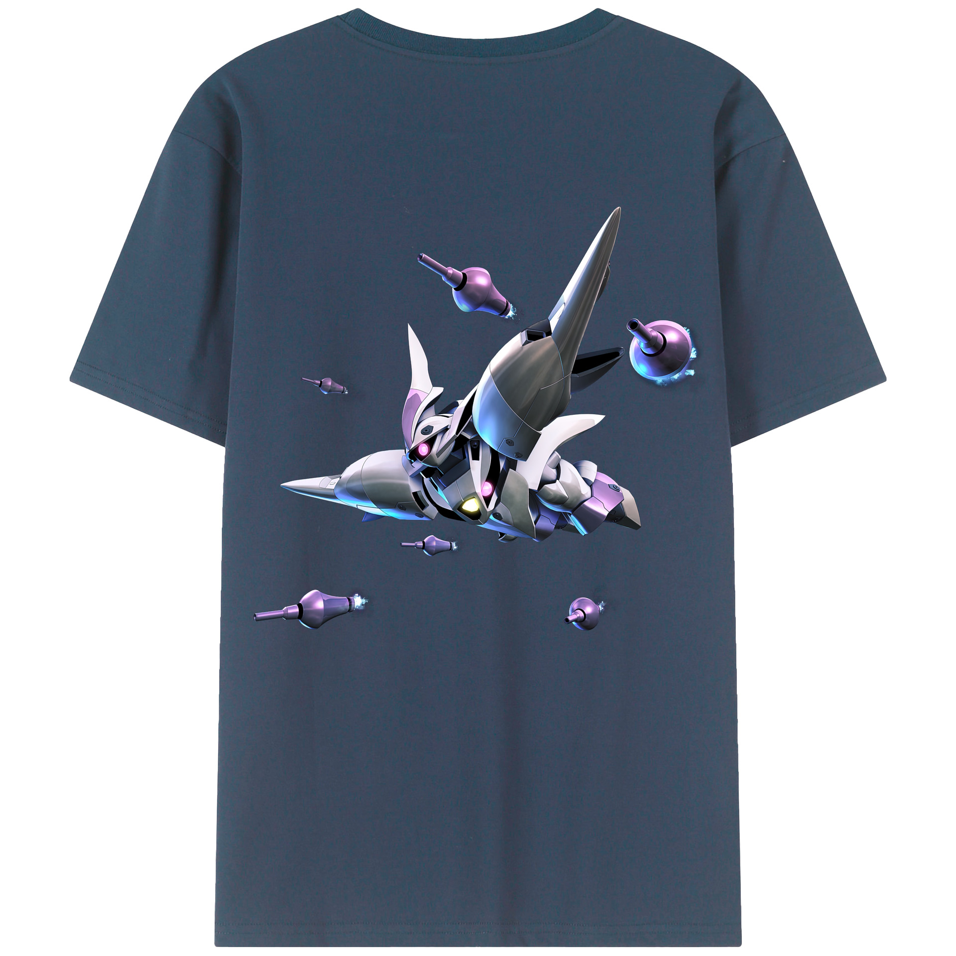 （画像用） 機動戦士ガンダム Mobile Suit Gundam レディース半袖Tシャツ(バックプリント)
