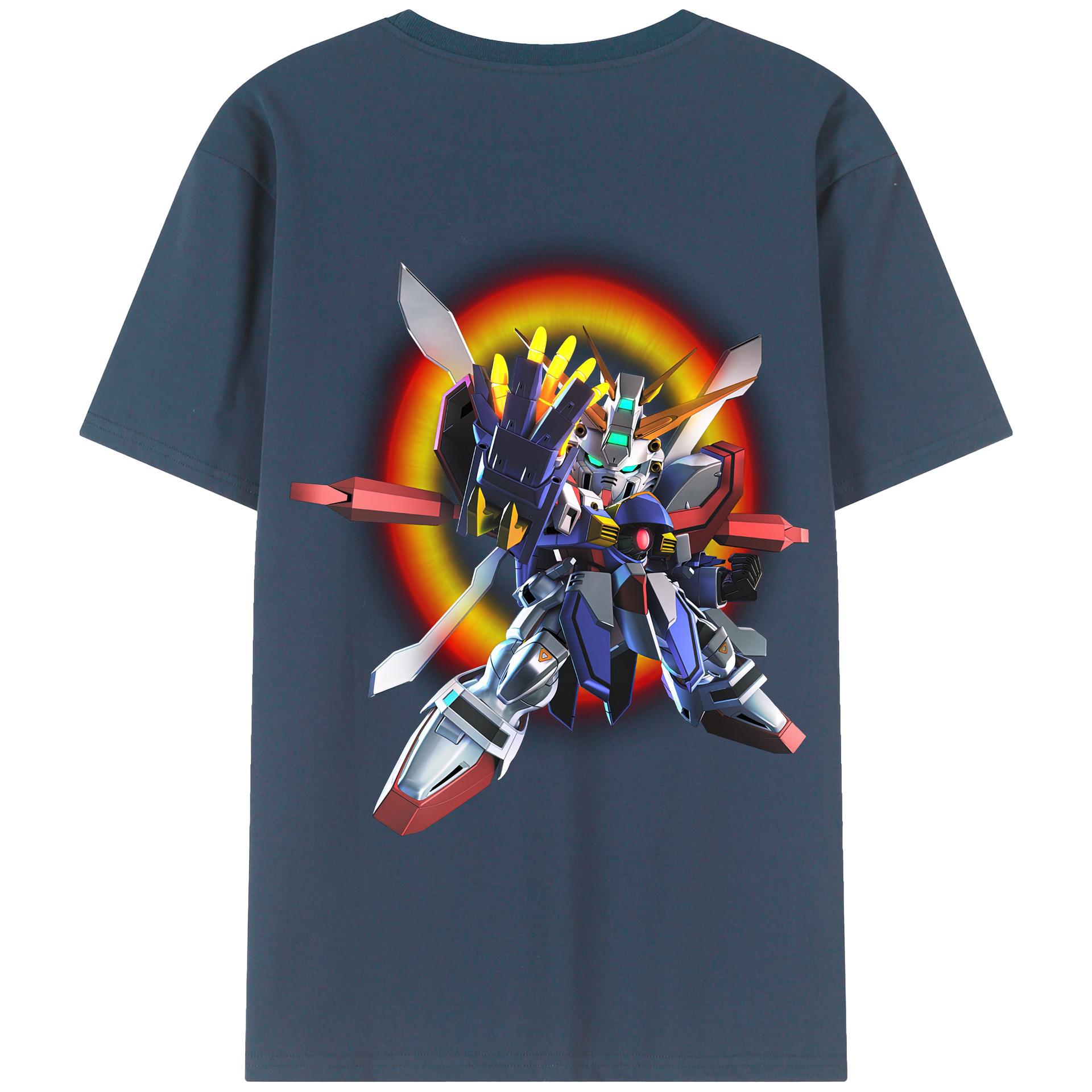 （画像用） 機動戦士ガンダム Mobile Suit Gundam レディース半袖Tシャツ(バックプリント)