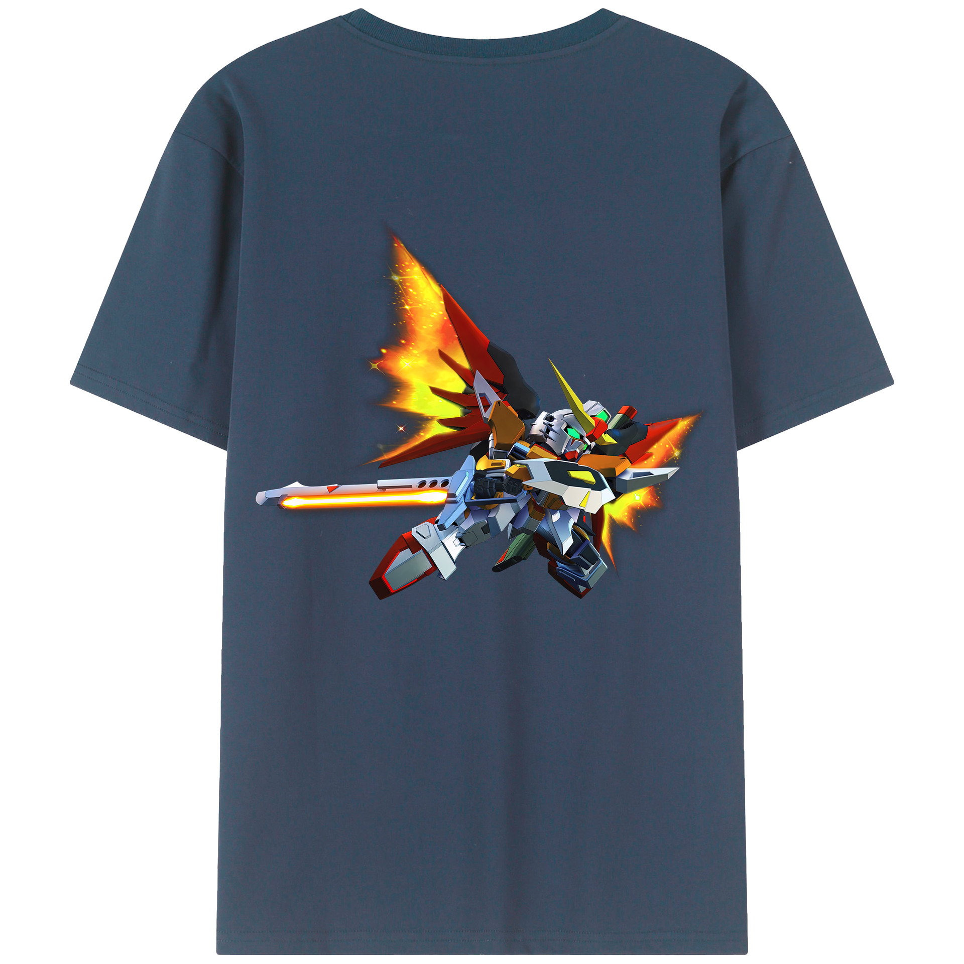（画像用） 機動戦士ガンダム Mobile Suit Gundam レディース半袖Tシャツ(バックプリント)