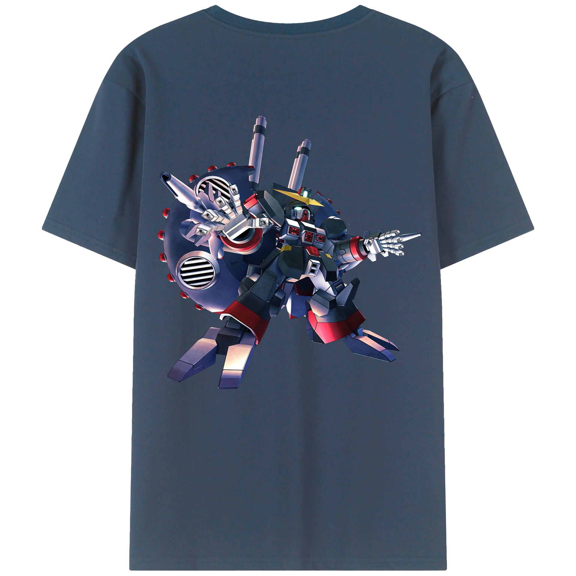 （画像用） 機動戦士ガンダム Mobile Suit Gundam レディース半袖Tシャツ(バックプリント)
