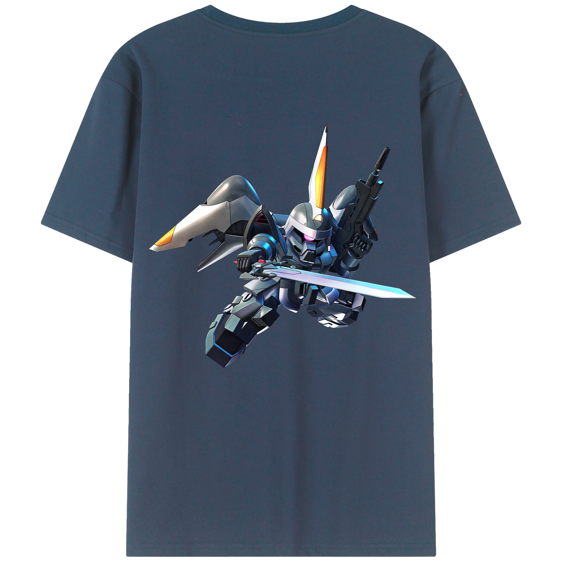 （画像用） 機動戦士ガンダム Mobile Suit Gundam レディース半袖Tシャツ(バックプリント)