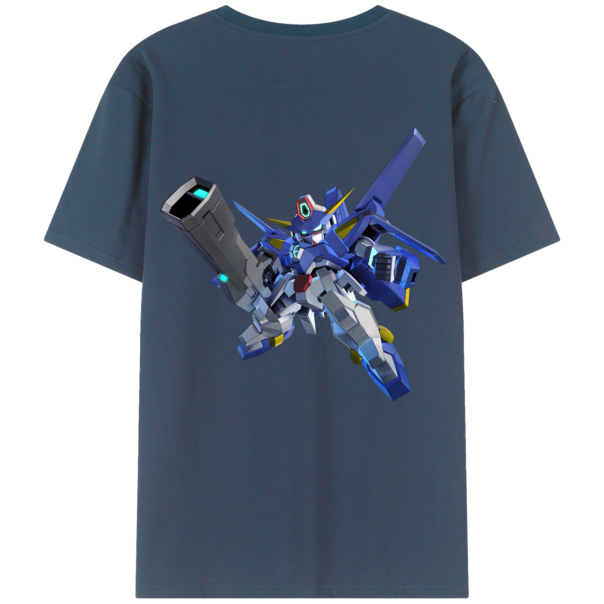 （画像用） 機動戦士ガンダム Mobile Suit Gundam レディース半袖Tシャツ(バックプリント)
