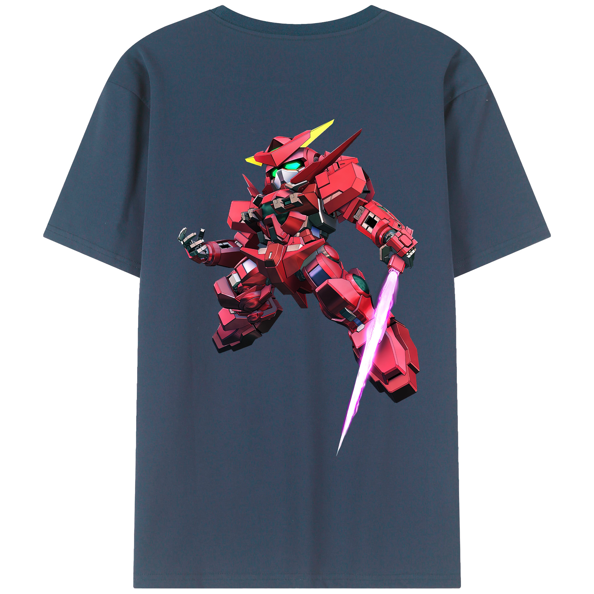 （画像用） 機動戦士ガンダム Mobile Suit Gundam レディース半袖Tシャツ(バックプリント)
