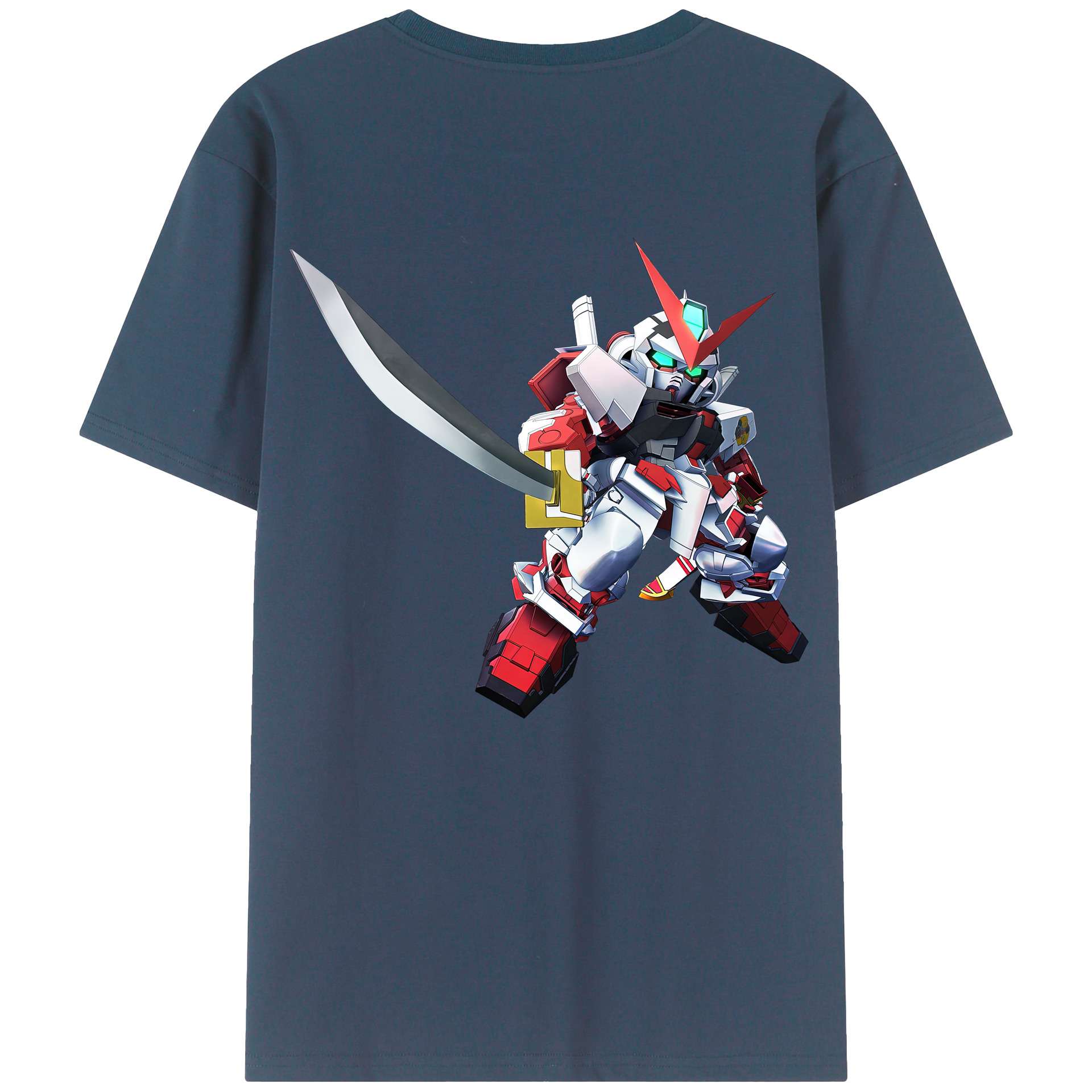 （画像用） 機動戦士ガンダム Mobile Suit Gundam レディース半袖Tシャツ(バックプリント)