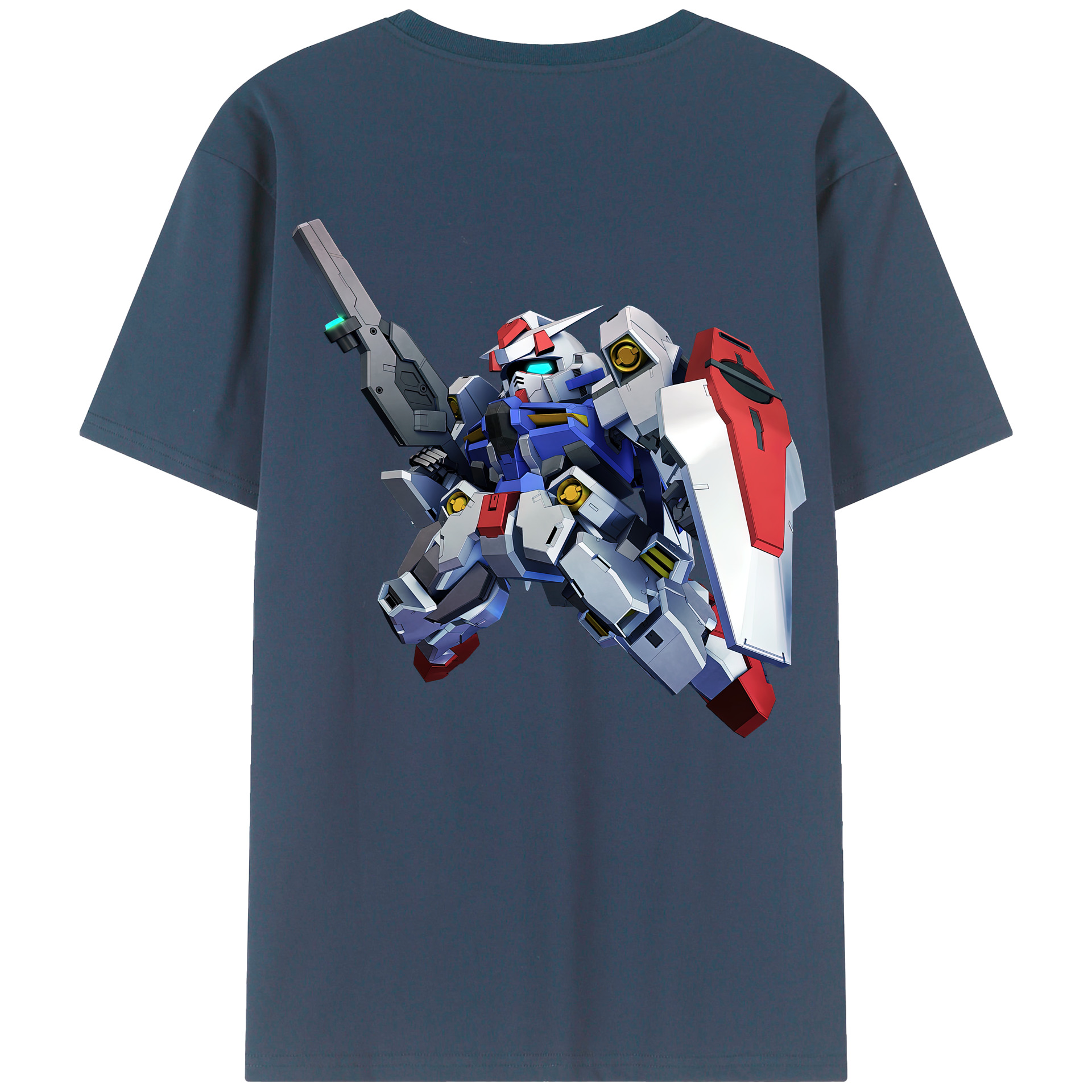 （画像用） 機動戦士ガンダム Mobile Suit Gundam レディース半袖Tシャツ(バックプリント)