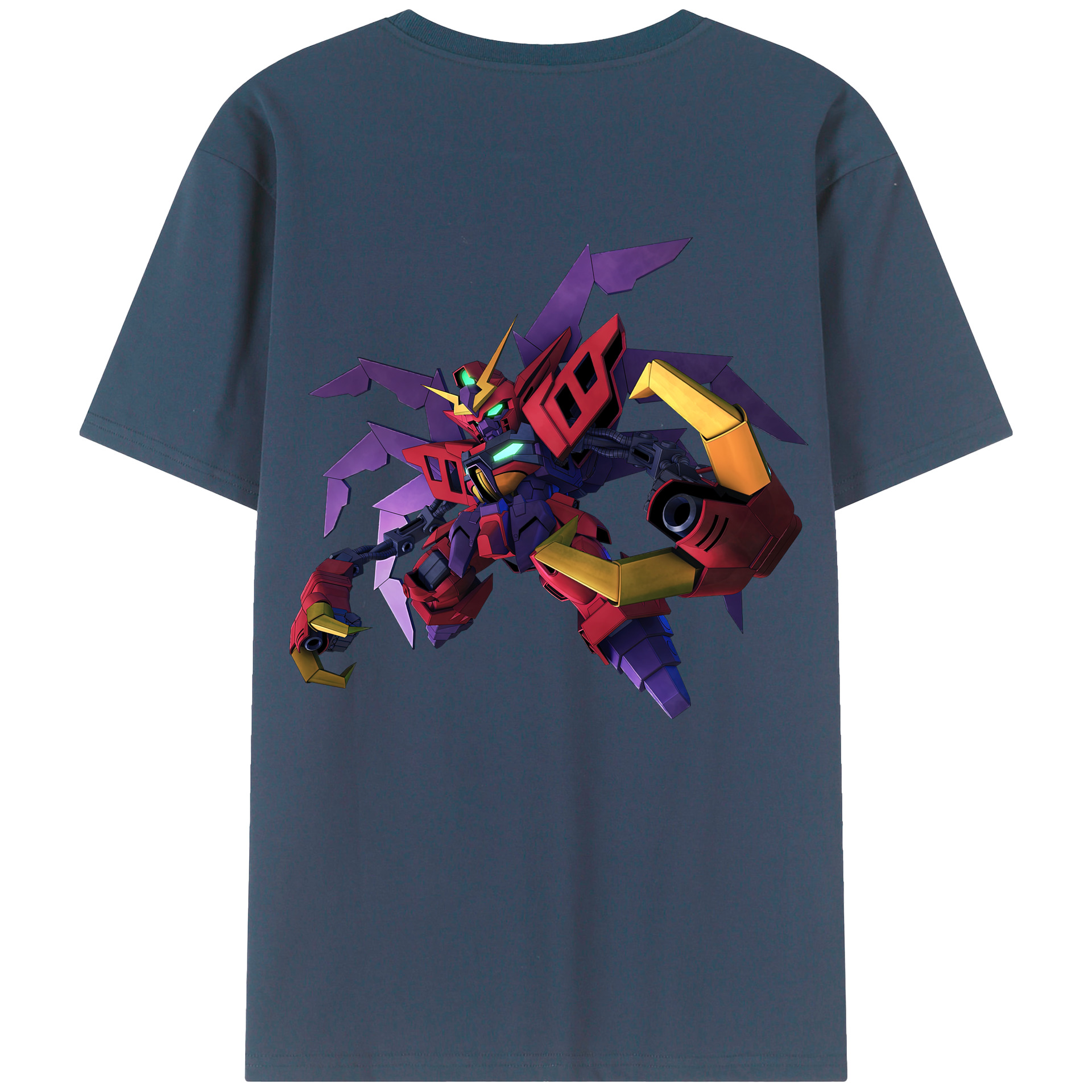 （画像用） 機動戦士ガンダム Mobile Suit Gundam レディース半袖Tシャツ(バックプリント)