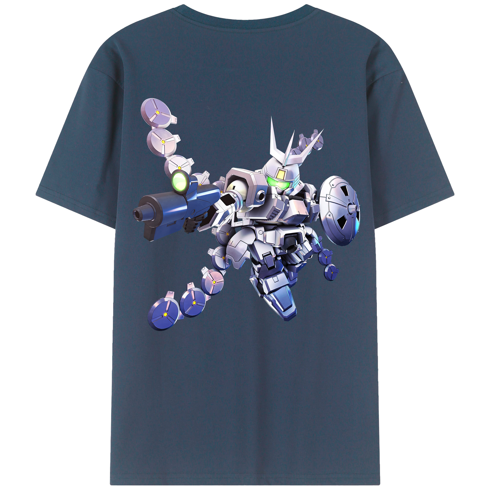 （画像用） 機動戦士ガンダム Mobile Suit Gundam レディース半袖Tシャツ(バックプリント)