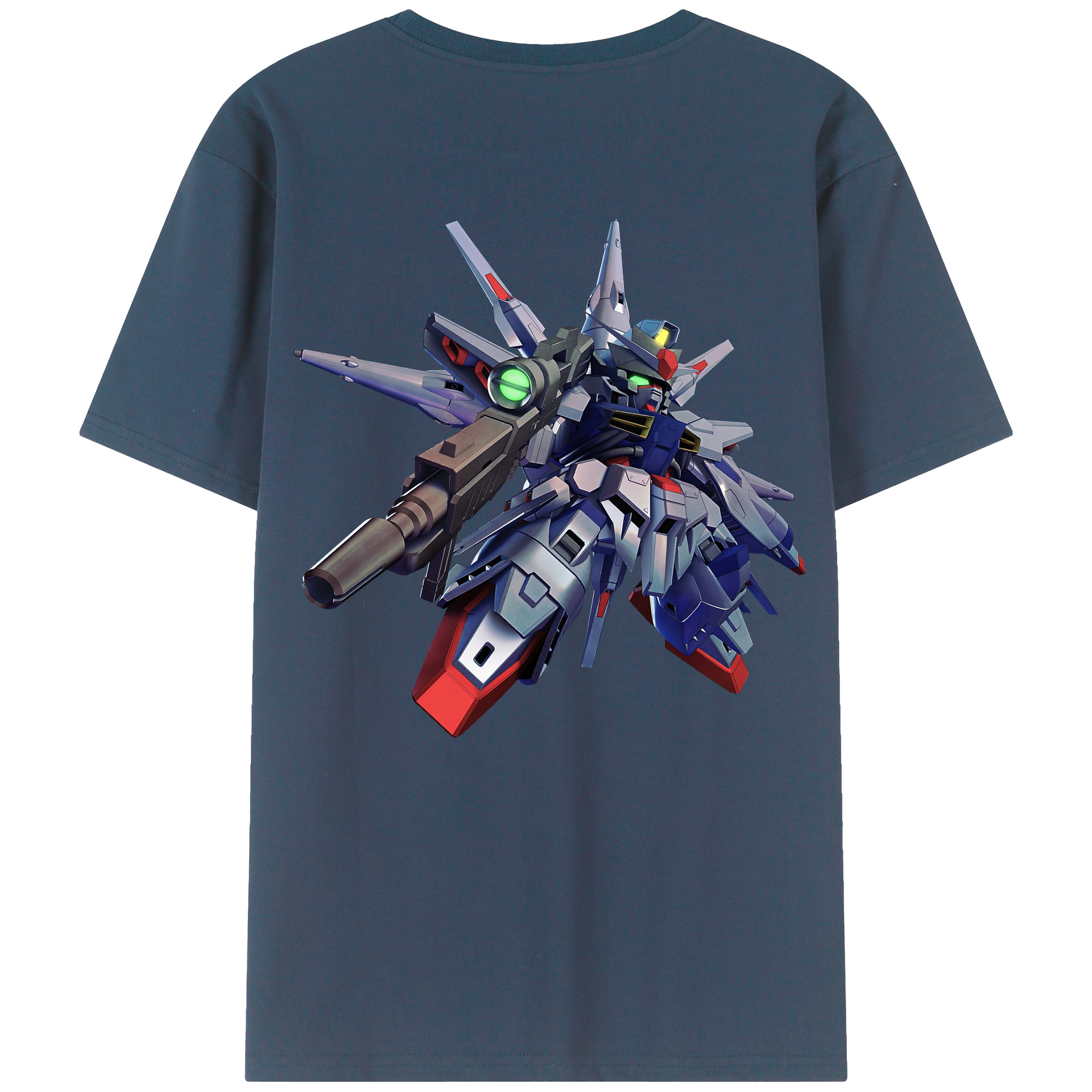 （画像用） 機動戦士ガンダム Mobile Suit Gundam レディース半袖Tシャツ(バックプリント)