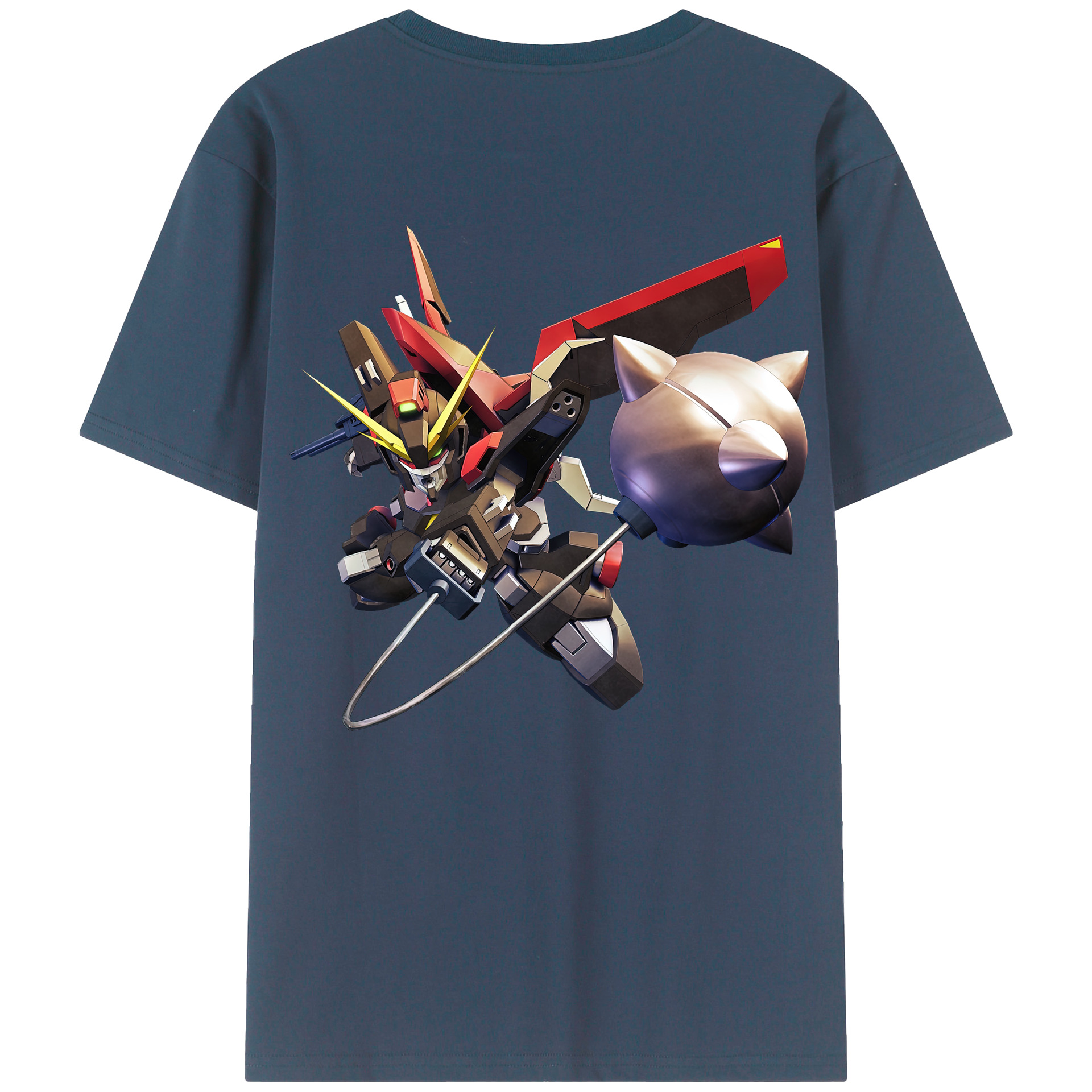 （画像用） 機動戦士ガンダム Mobile Suit Gundam レディース半袖Tシャツ(バックプリント)