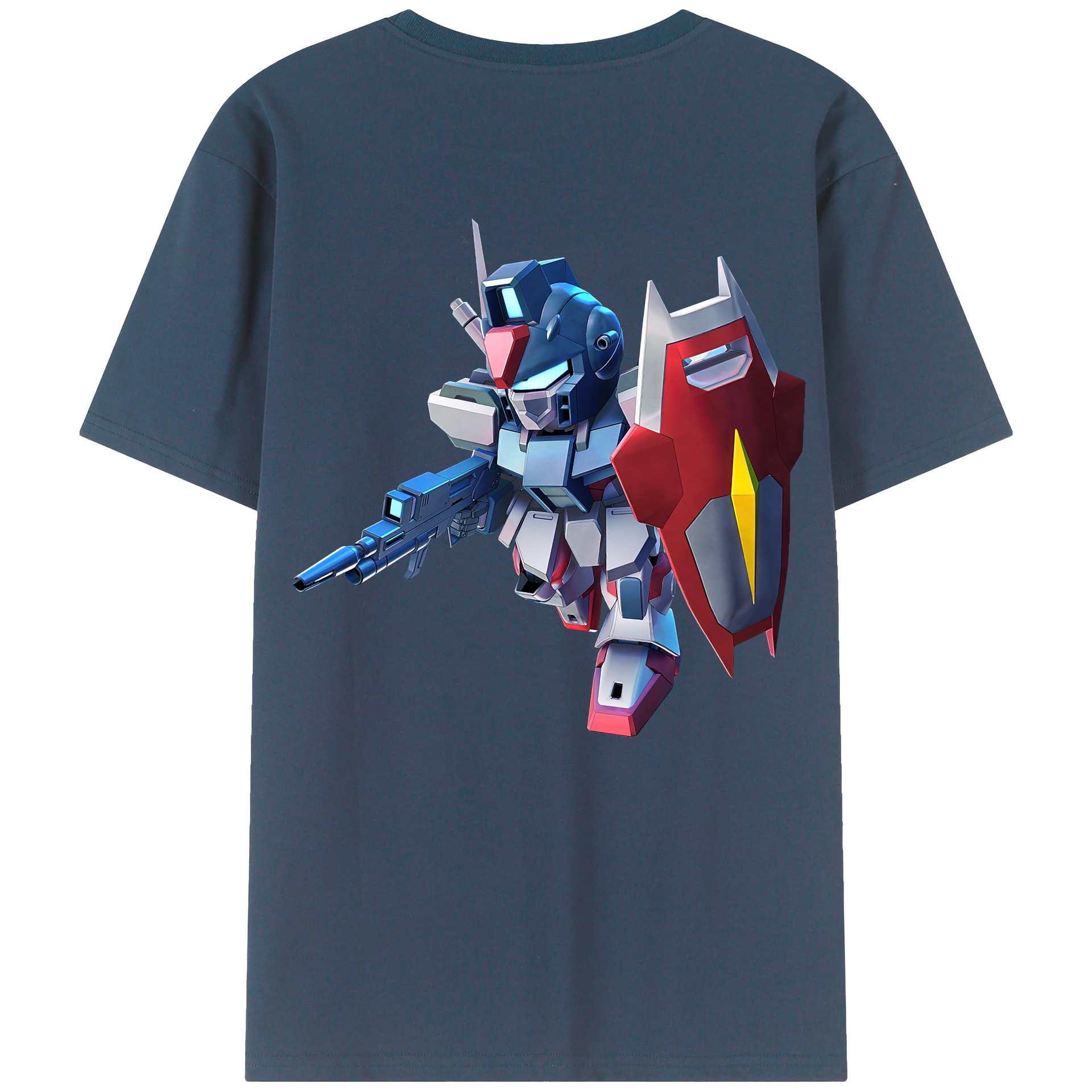（画像用） 機動戦士ガンダム Mobile Suit Gundam レディース半袖Tシャツ(バックプリント)