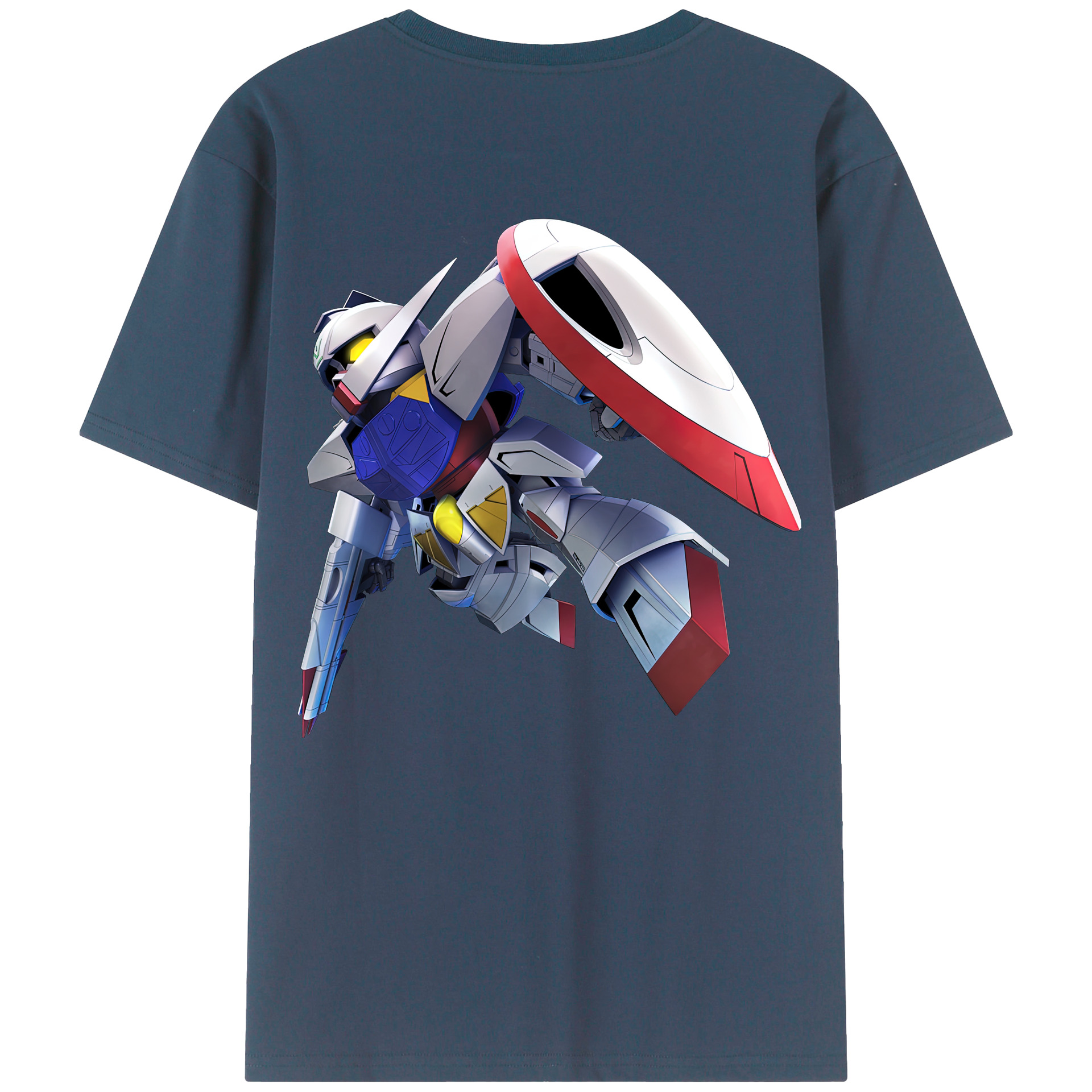 （画像用） 機動戦士ガンダム Mobile Suit Gundam レディース半袖Tシャツ(バックプリント)