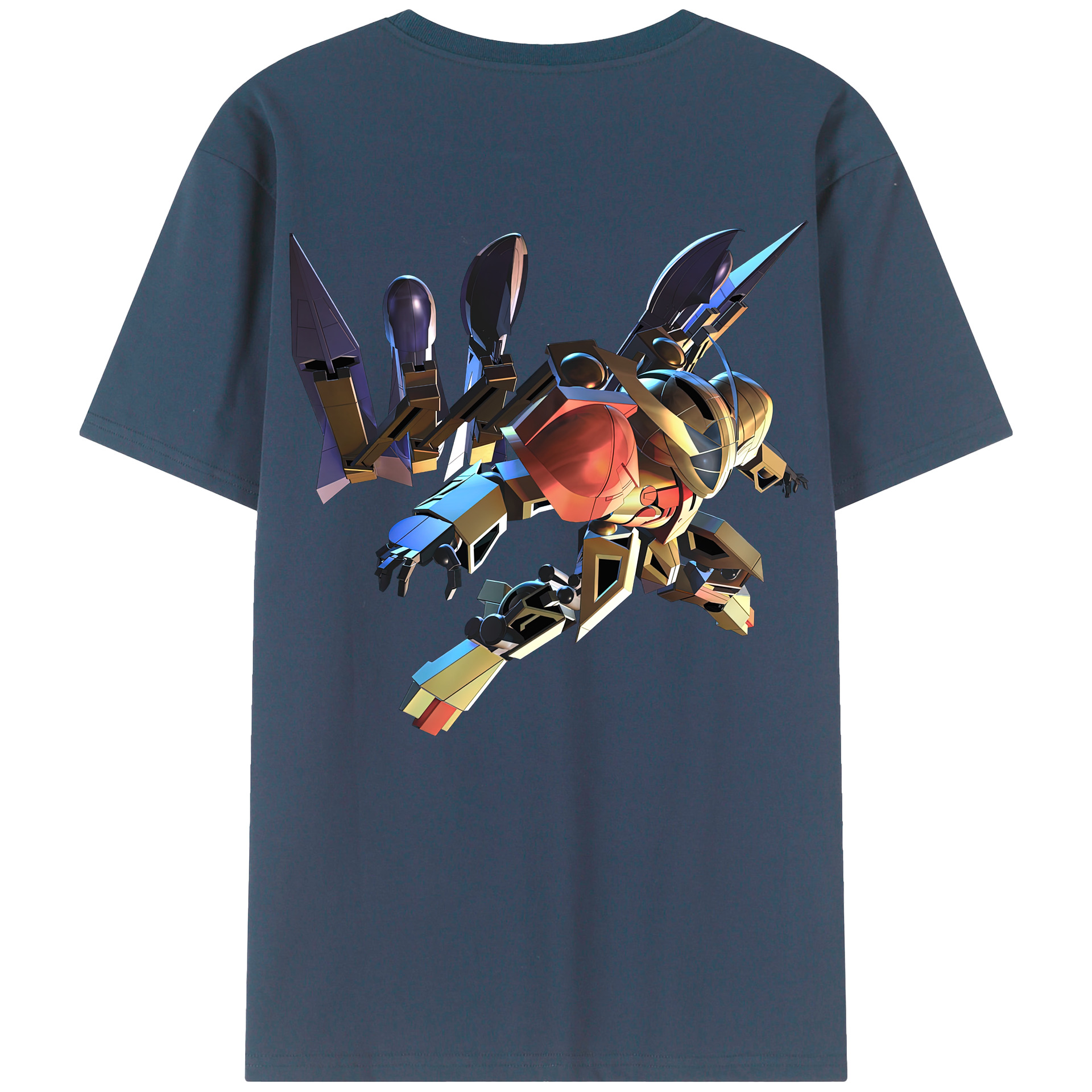 （画像用） 機動戦士ガンダム Mobile Suit Gundam レディース半袖Tシャツ(バックプリント)