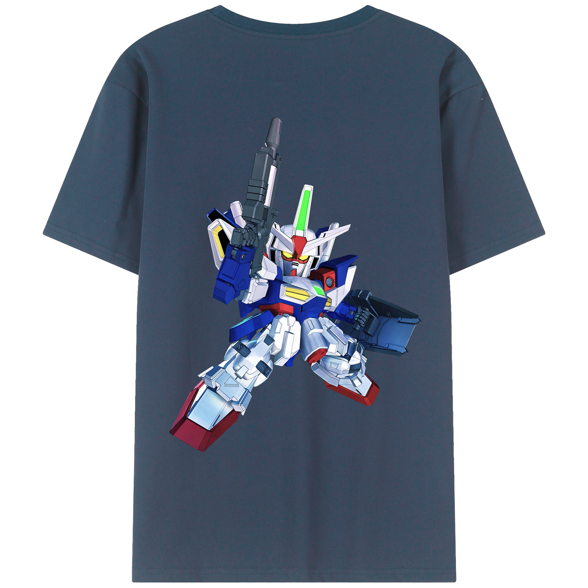 （画像用） 機動戦士ガンダム Mobile Suit Gundam レディース半袖Tシャツ(バックプリント)