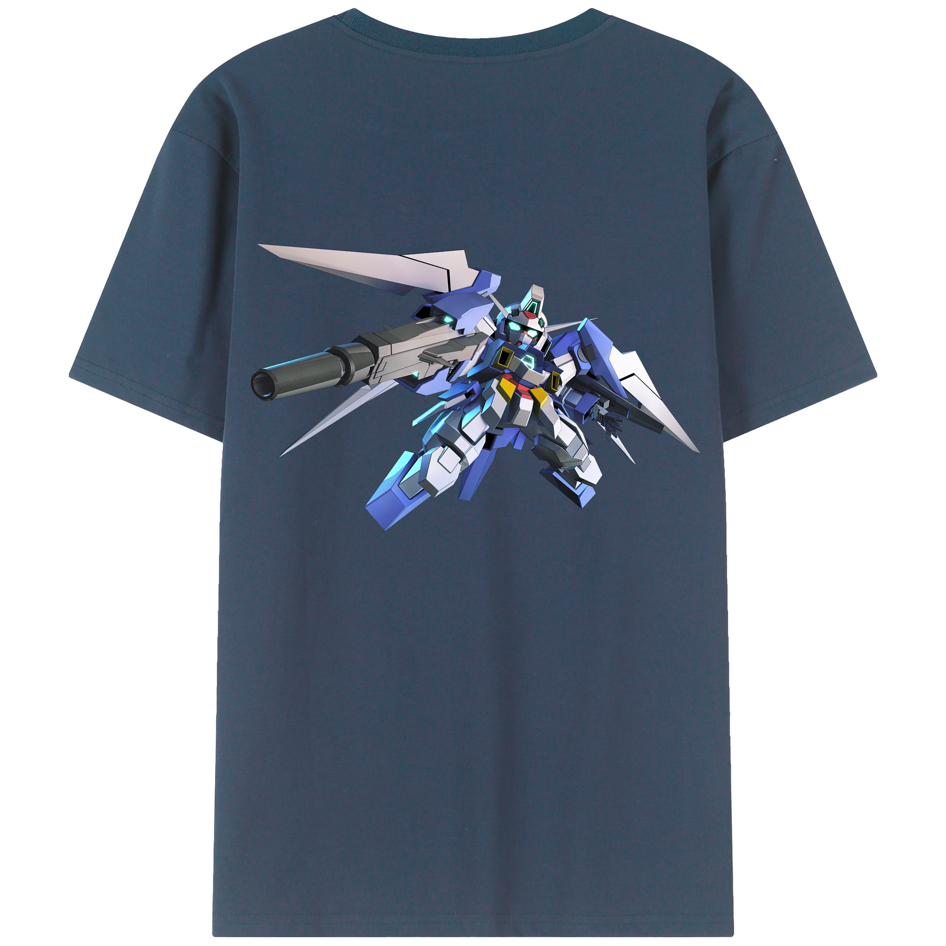 （画像用） 機動戦士ガンダム Mobile Suit Gundam レディース半袖Tシャツ(バックプリント)