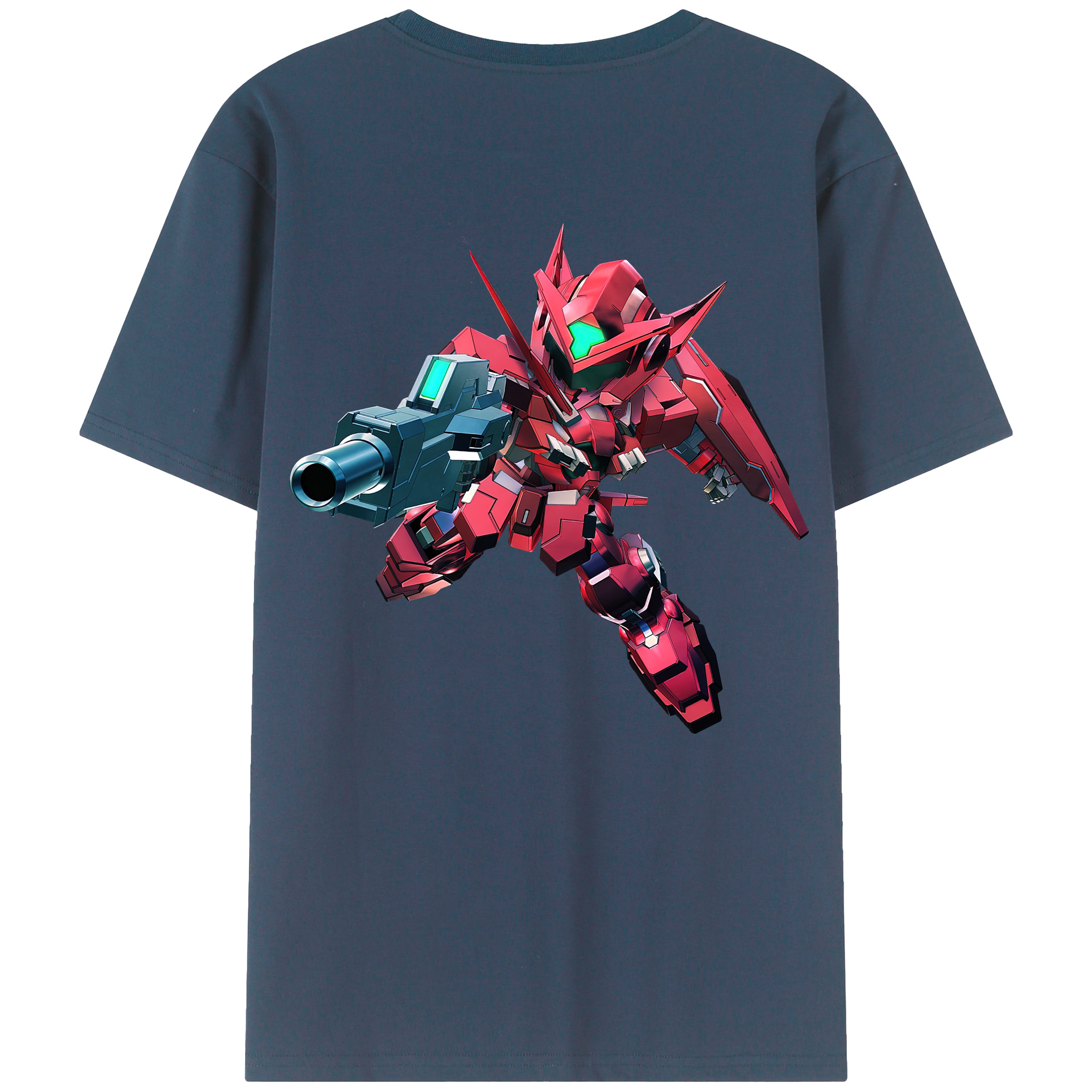 （画像用） 機動戦士ガンダム Mobile Suit Gundam レディース半袖Tシャツ(バックプリント)