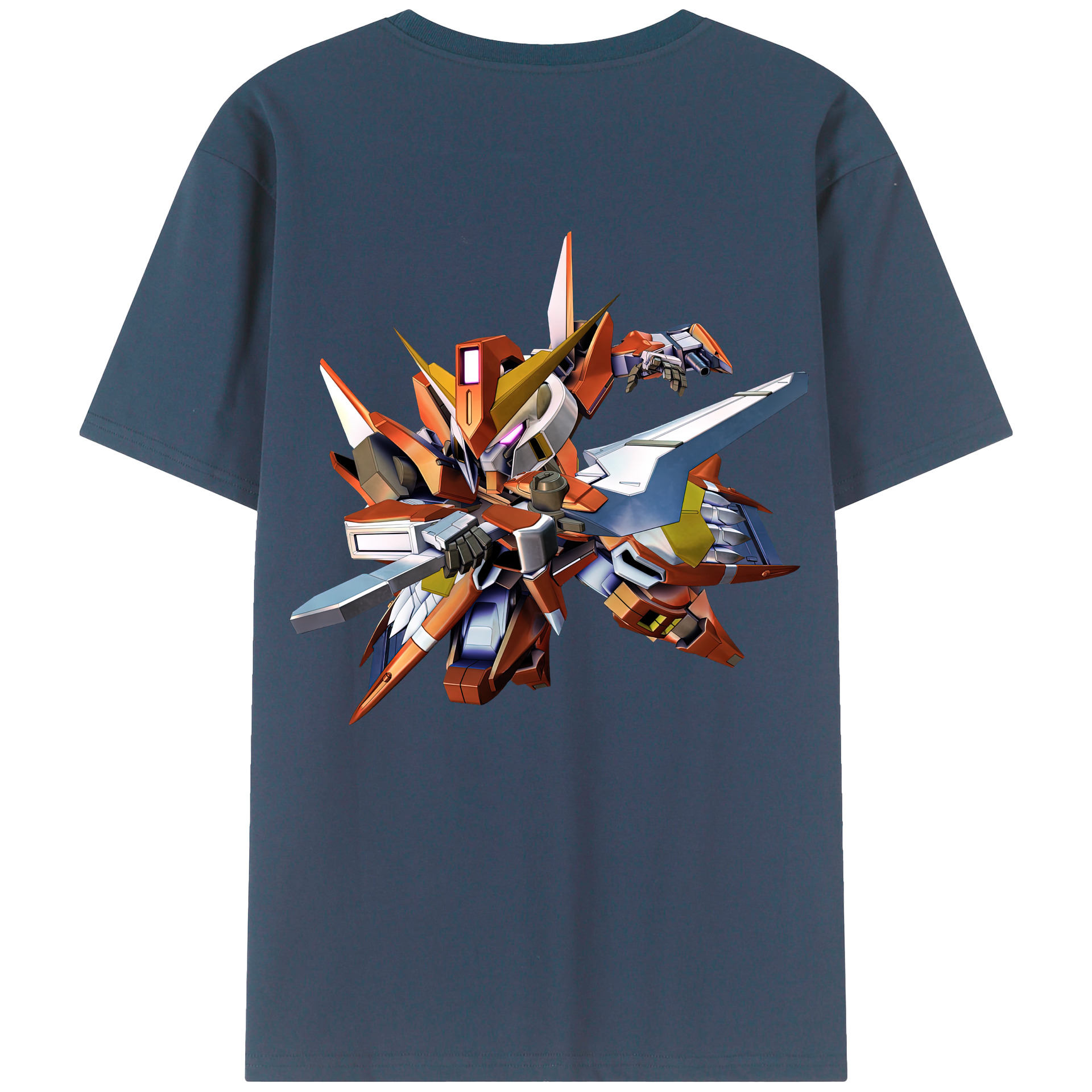 （画像用） 機動戦士ガンダム Mobile Suit Gundam レディース半袖Tシャツ(バックプリント)
