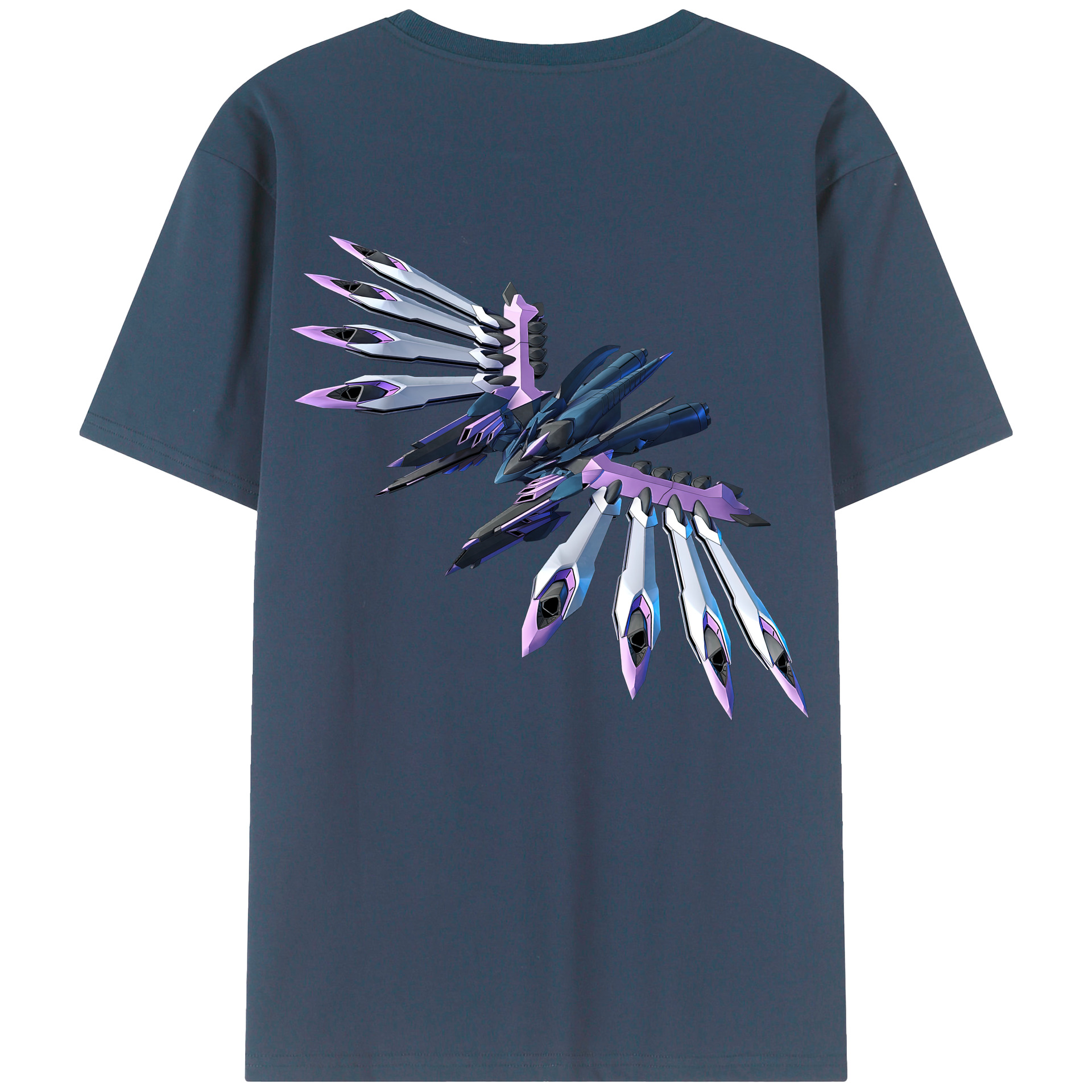 （画像用） 機動戦士ガンダム Mobile Suit Gundam レディース半袖Tシャツ(バックプリント)