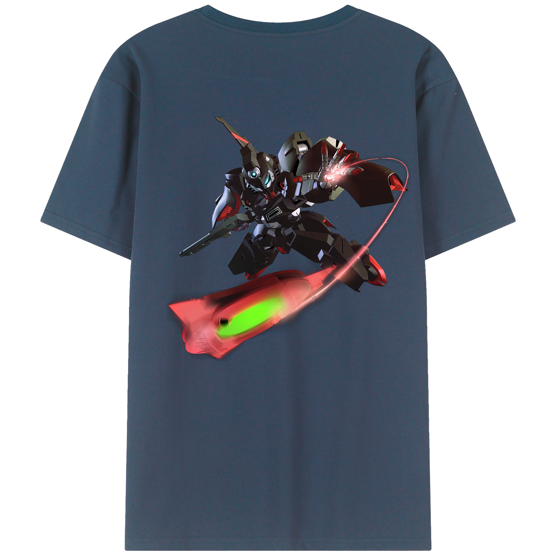 （画像用） 機動戦士ガンダム Mobile Suit Gundam レディース半袖Tシャツ(バックプリント)
