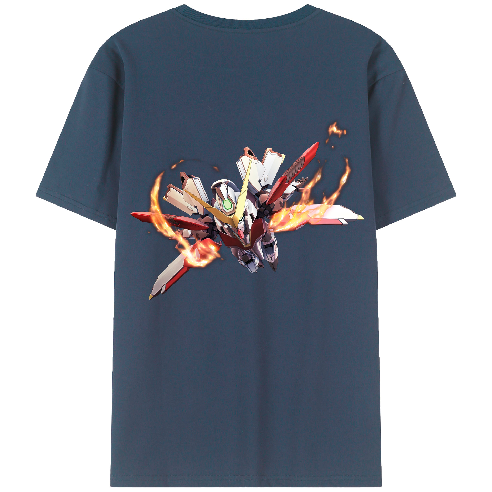 （画像用） 機動戦士ガンダム Mobile Suit Gundam レディース半袖Tシャツ(バックプリント)