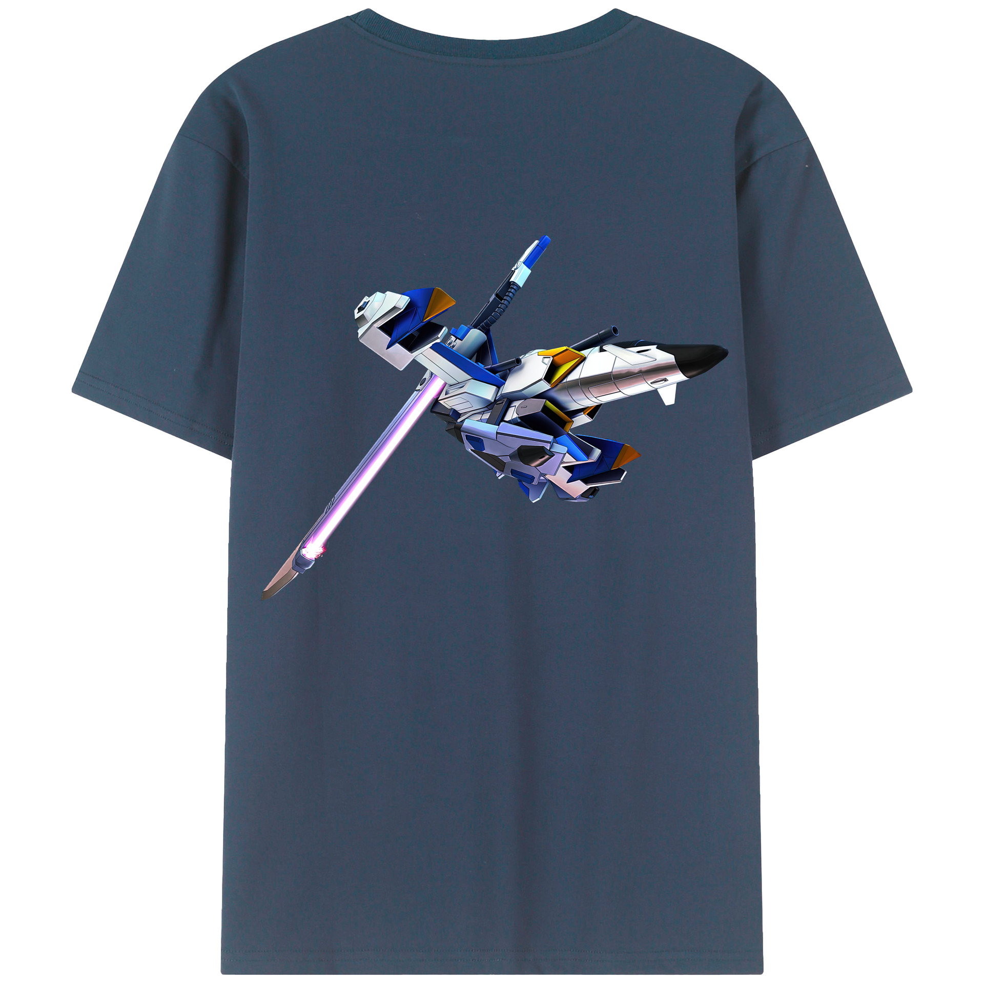 （画像用） 機動戦士ガンダム Mobile Suit Gundam レディース半袖Tシャツ(バックプリント)