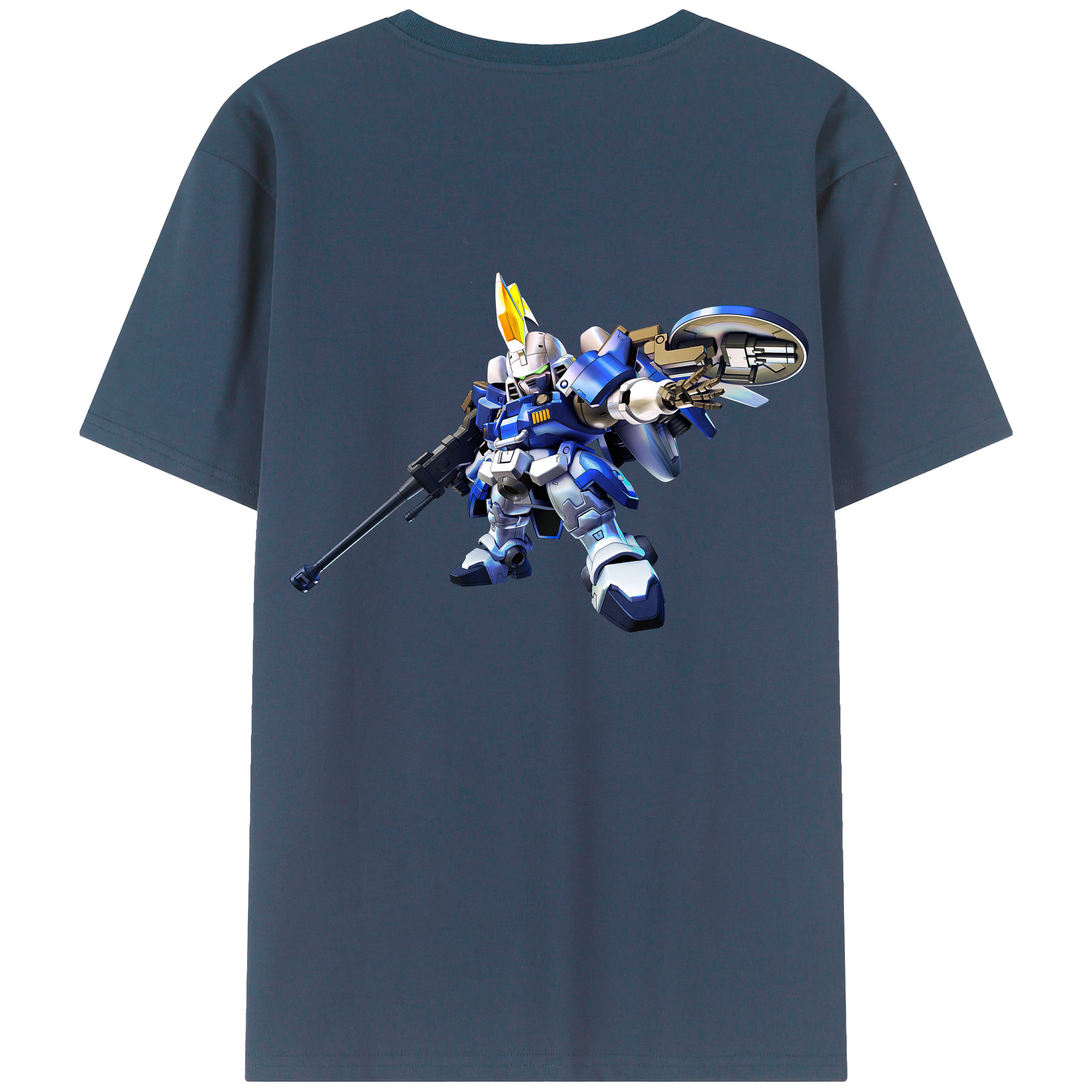 （画像用） 機動戦士ガンダム Mobile Suit Gundam レディース半袖Tシャツ(バックプリント)
