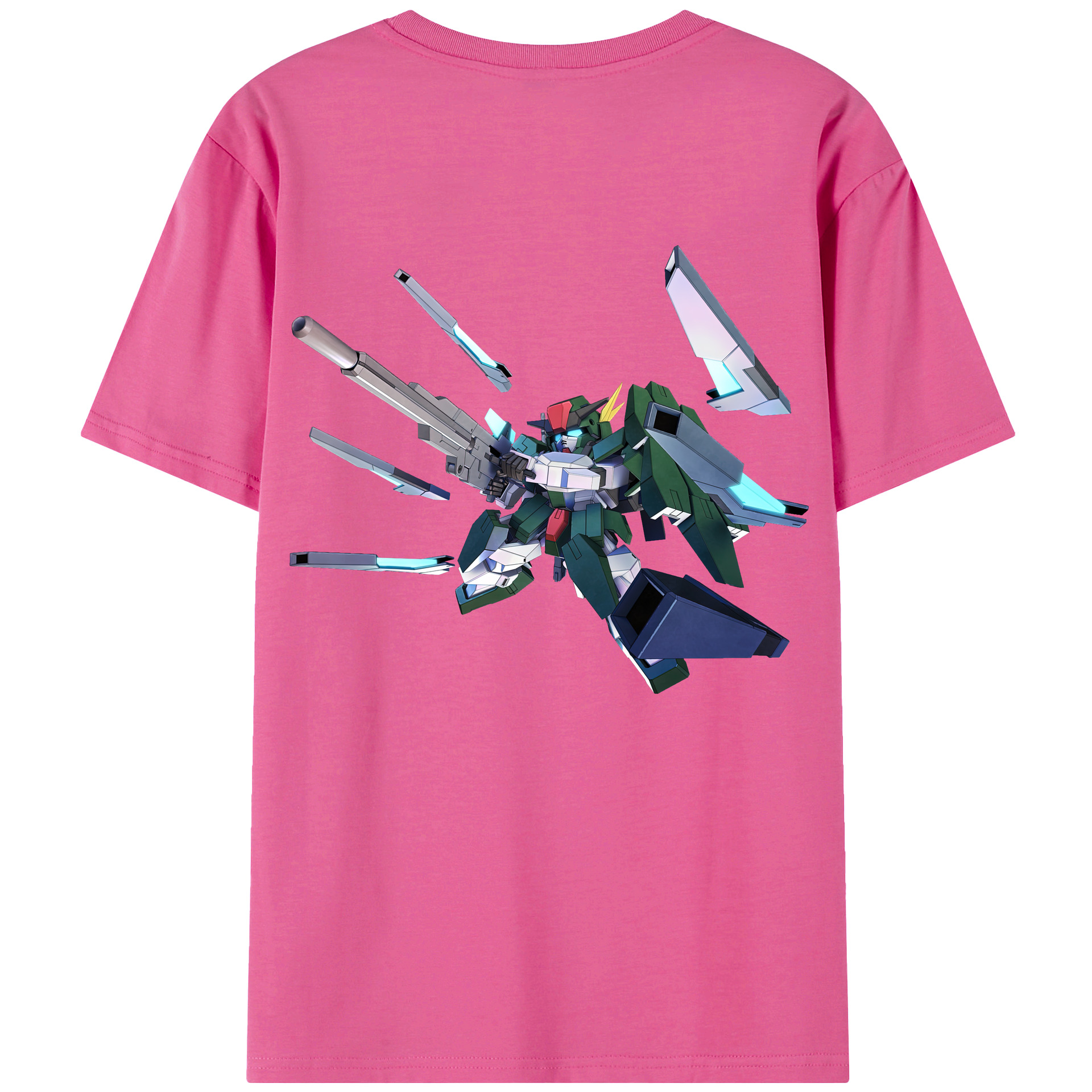 （画像用） 機動戦士ガンダム Mobile Suit Gundam レディース半袖Tシャツ(バックプリント)