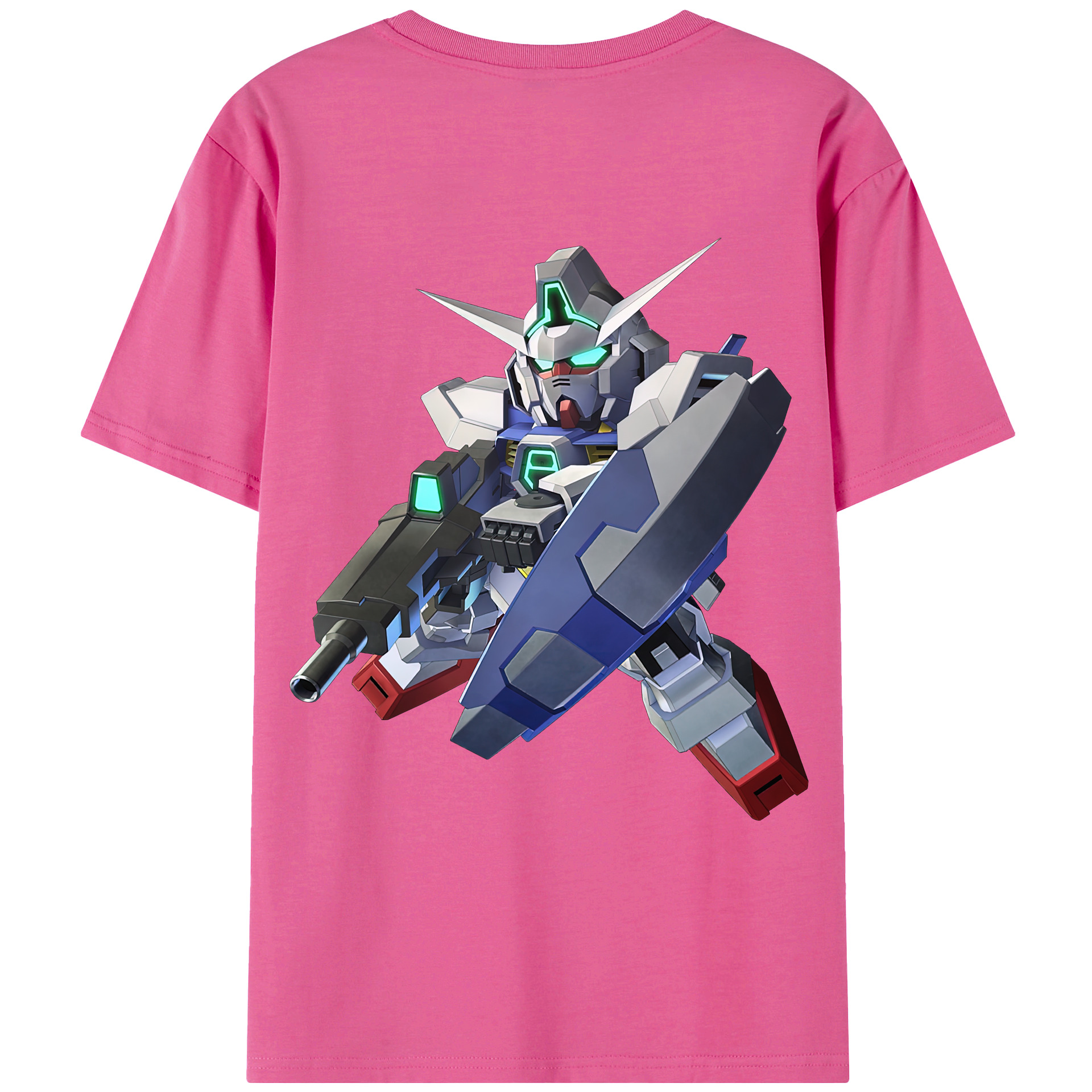 （画像用） 機動戦士ガンダム Mobile Suit Gundam レディース半袖Tシャツ(バックプリント)