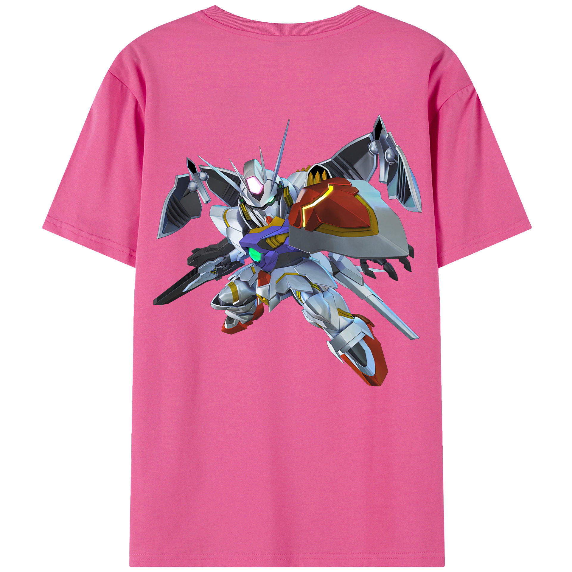 （画像用） 機動戦士ガンダム Mobile Suit Gundam レディース半袖Tシャツ(バックプリント)