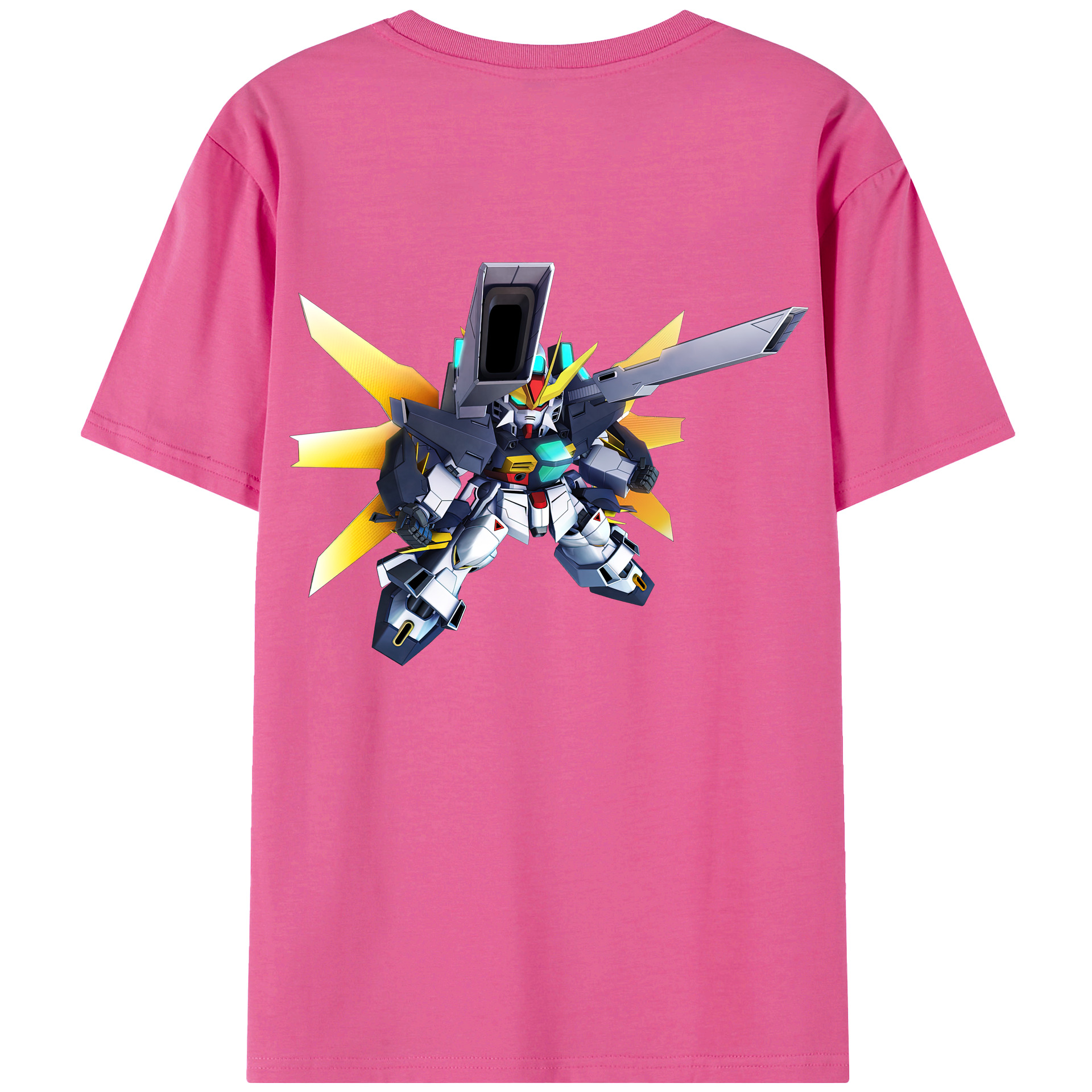 （画像用） 機動戦士ガンダム Mobile Suit Gundam レディース半袖Tシャツ(バックプリント)