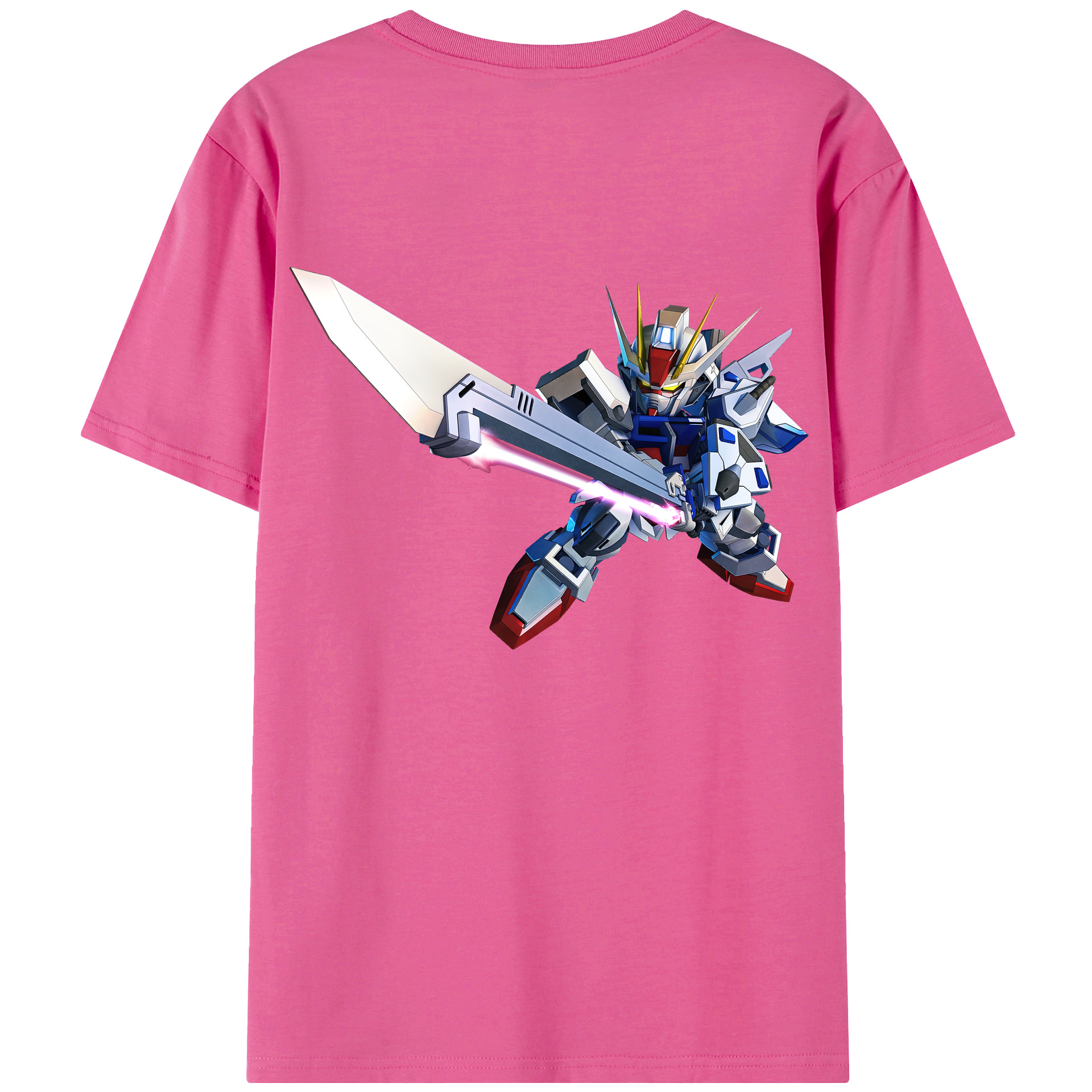 （画像用） 機動戦士ガンダム Mobile Suit Gundam レディース半袖Tシャツ(バックプリント)
