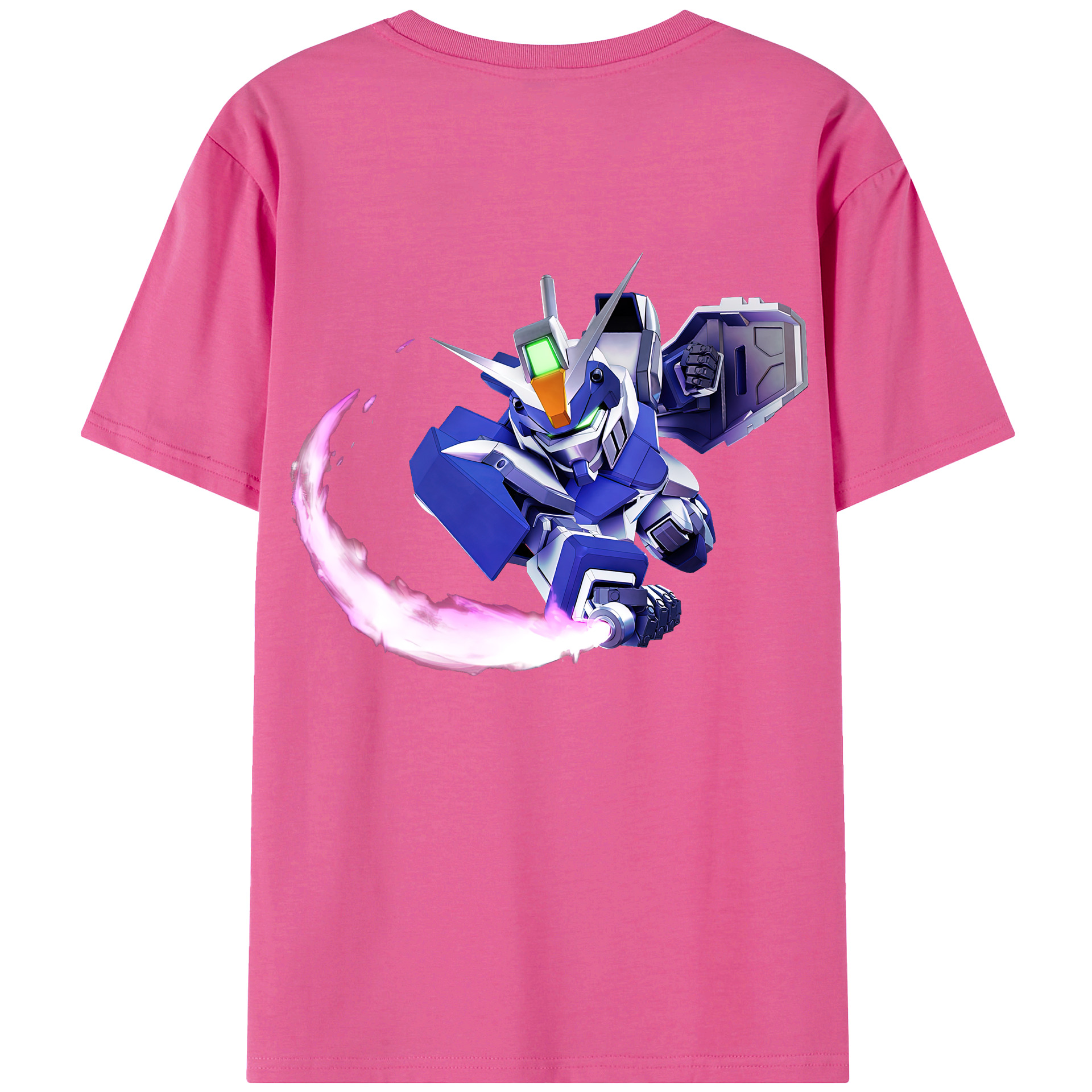 （画像用） 機動戦士ガンダム Mobile Suit Gundam レディース半袖Tシャツ(バックプリント)