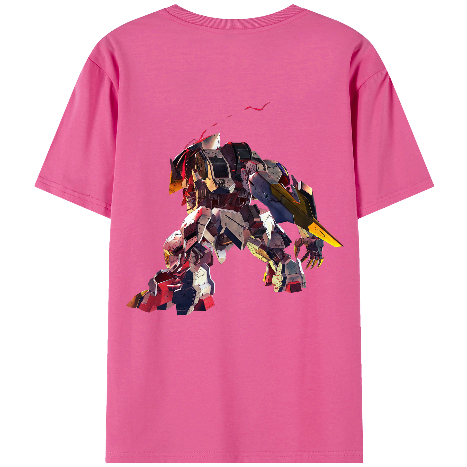 （画像用） 機動戦士ガンダム Mobile Suit Gundam レディース半袖Tシャツ(バックプリント)