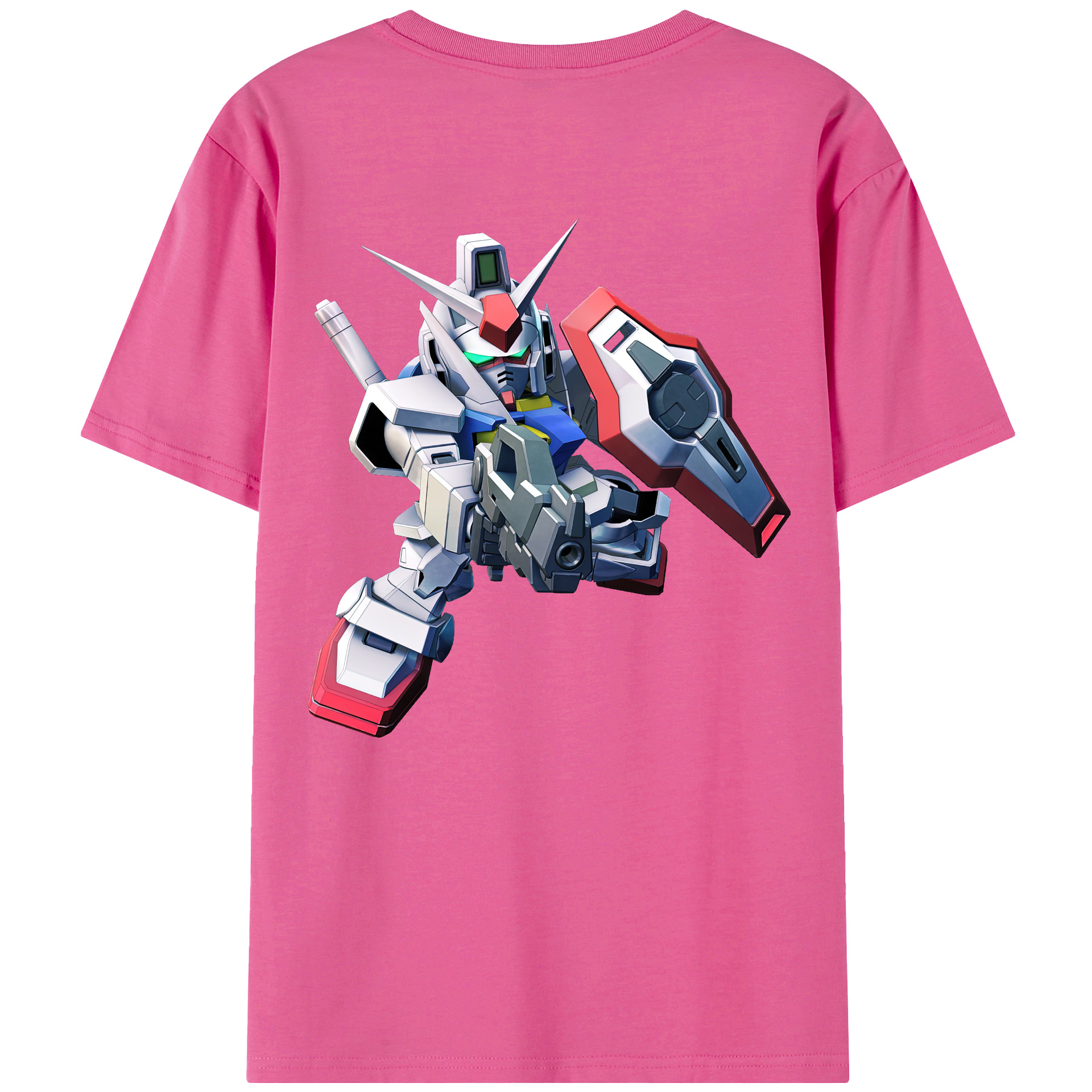 （画像用） 機動戦士ガンダム Mobile Suit Gundam レディース半袖Tシャツ(バックプリント)