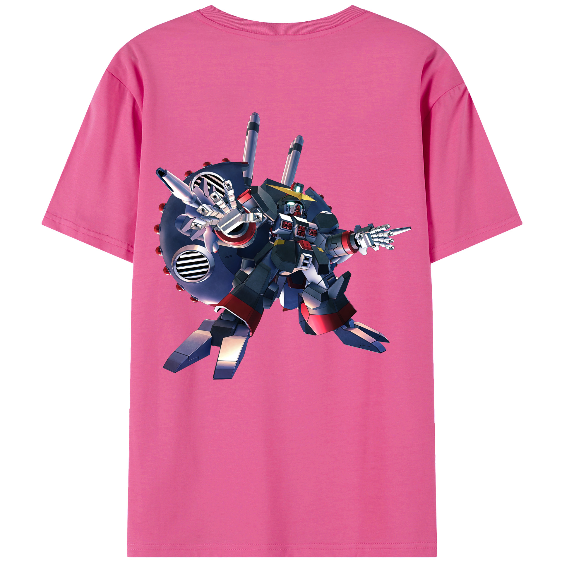 （画像用） 機動戦士ガンダム Mobile Suit Gundam レディース半袖Tシャツ(バックプリント)