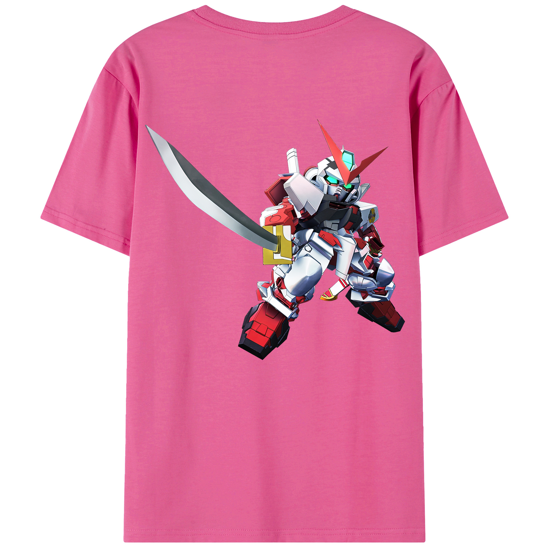 （画像用） 機動戦士ガンダム Mobile Suit Gundam レディース半袖Tシャツ(バックプリント)