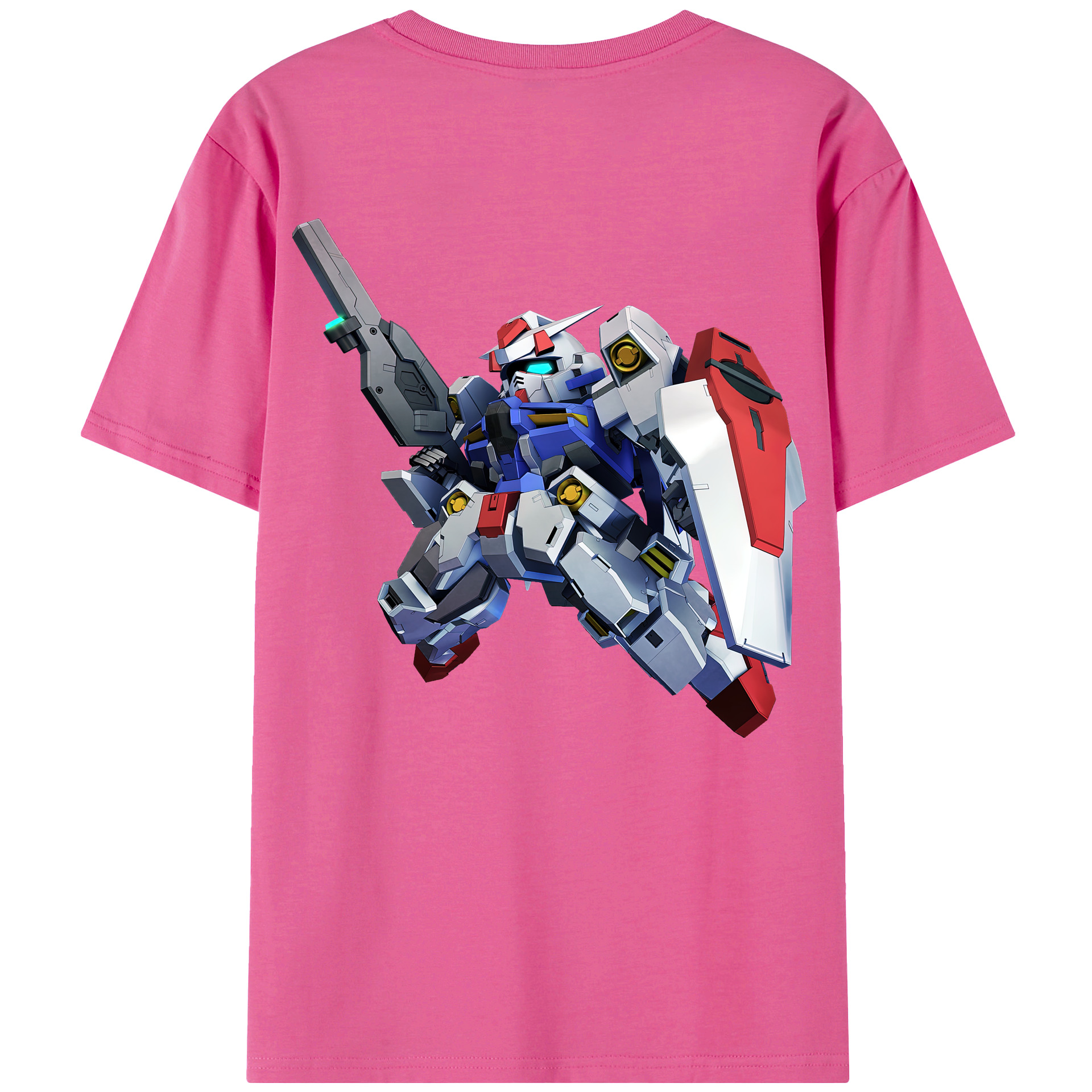 （画像用） 機動戦士ガンダム Mobile Suit Gundam レディース半袖Tシャツ(バックプリント)