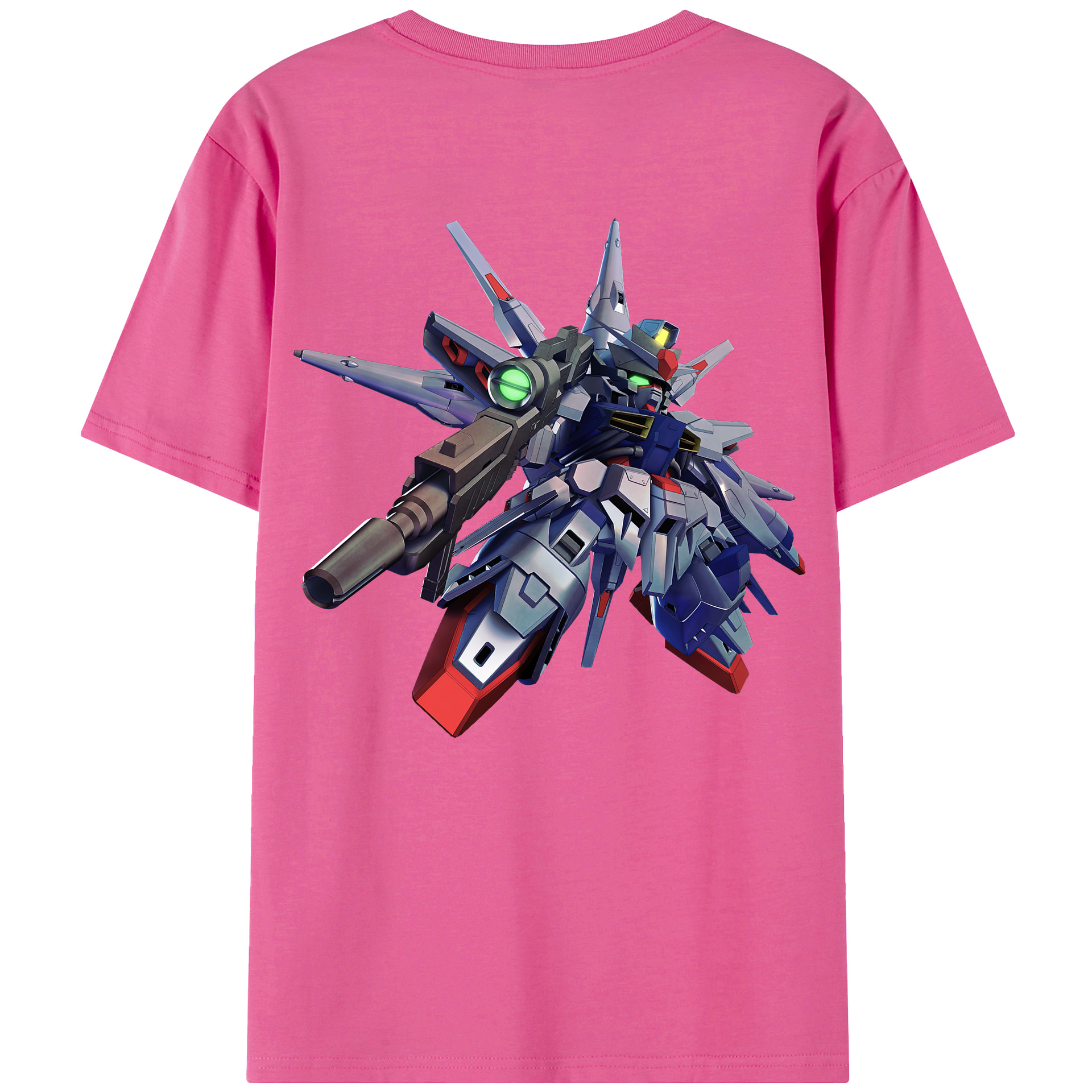 （画像用） 機動戦士ガンダム Mobile Suit Gundam レディース半袖Tシャツ(バックプリント)