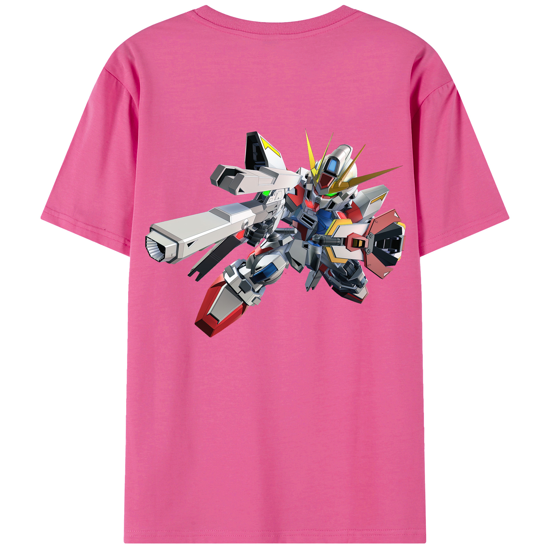 （画像用） 機動戦士ガンダム Mobile Suit Gundam レディース半袖Tシャツ(バックプリント)