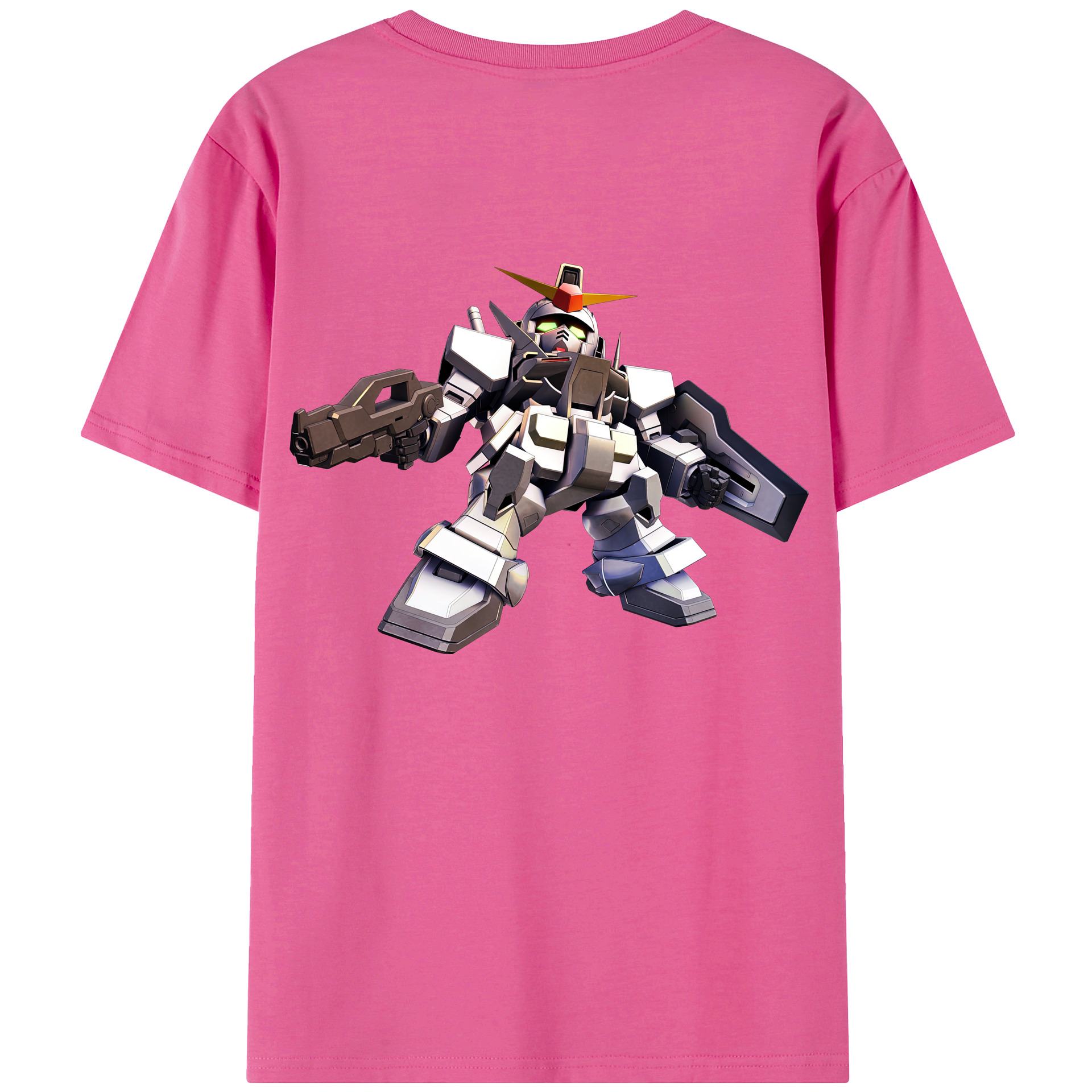 （画像用） 機動戦士ガンダム Mobile Suit Gundam レディース半袖Tシャツ(バックプリント)