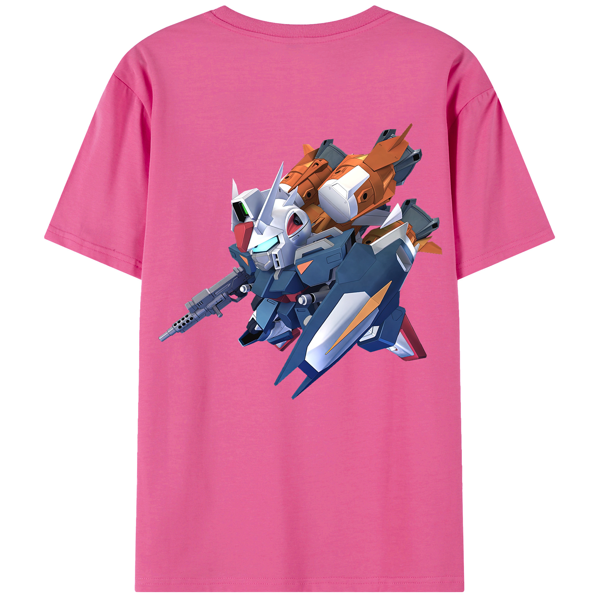 （画像用） 機動戦士ガンダム Mobile Suit Gundam レディース半袖Tシャツ(バックプリント)