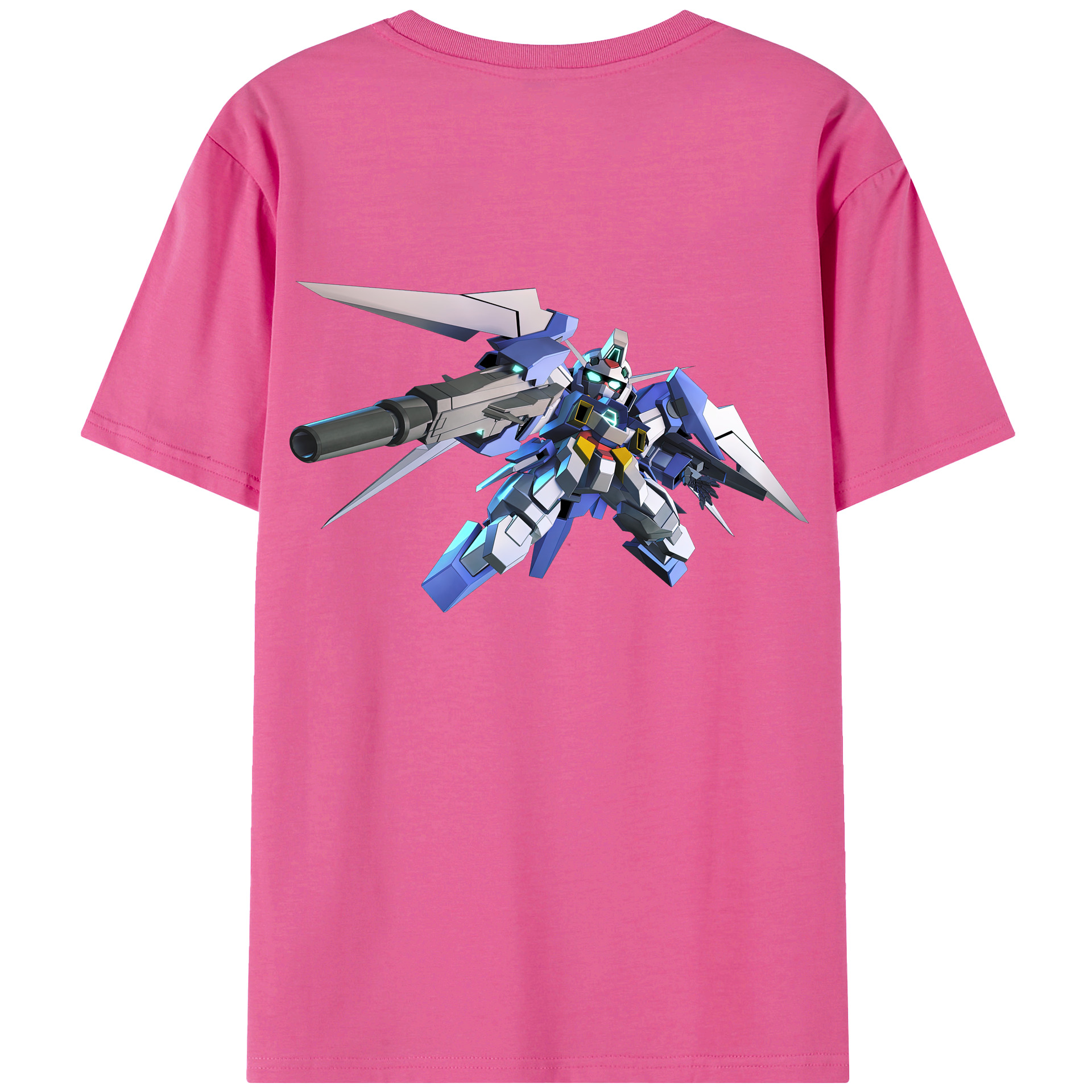 （画像用） 機動戦士ガンダム Mobile Suit Gundam レディース半袖Tシャツ(バックプリント)