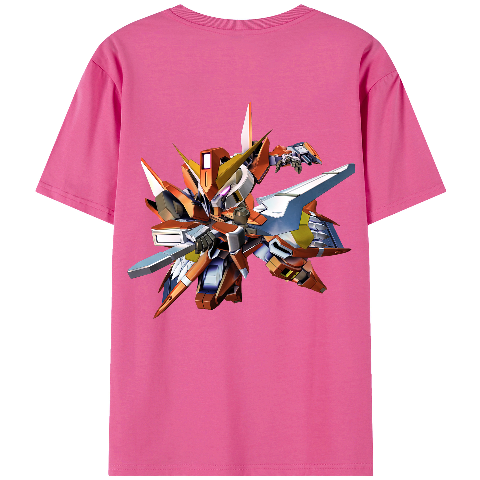 （画像用） 機動戦士ガンダム Mobile Suit Gundam レディース半袖Tシャツ(バックプリント)